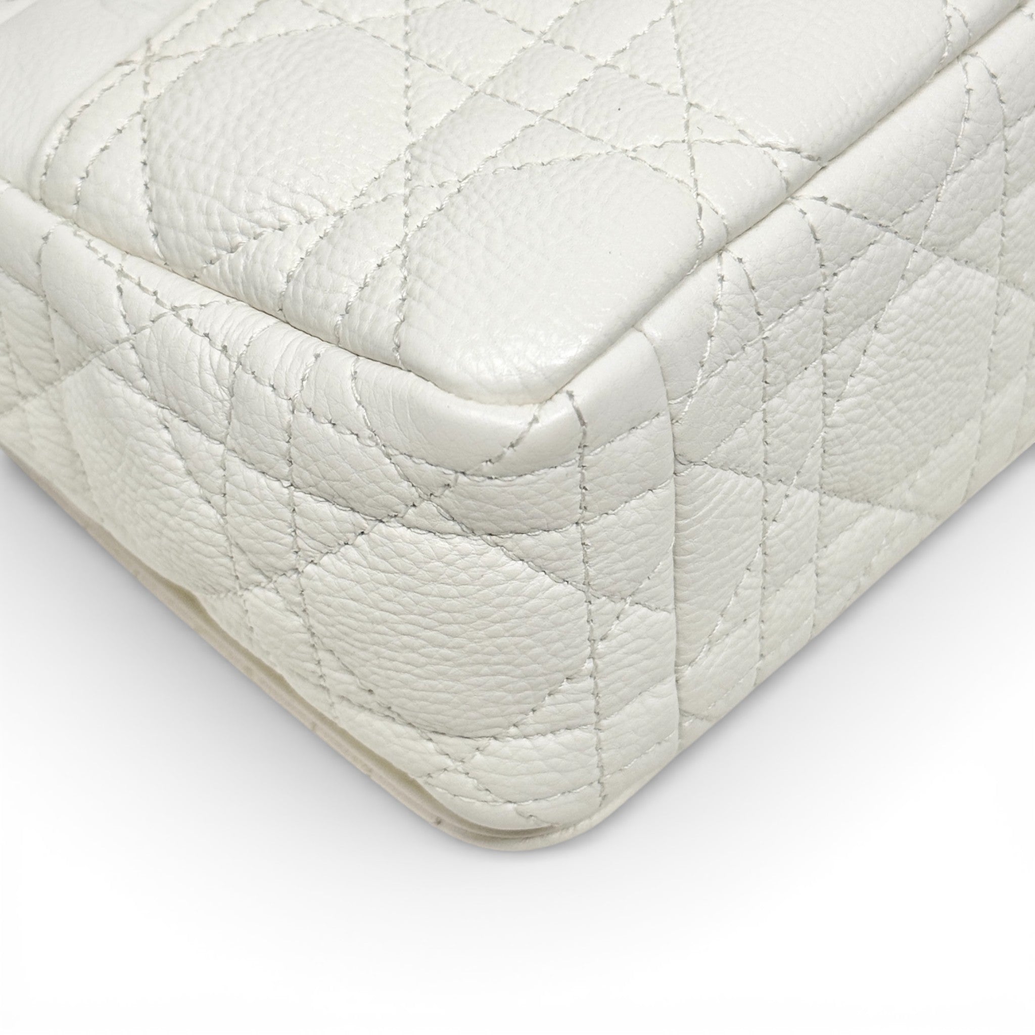 Dior White Small Caro Bag