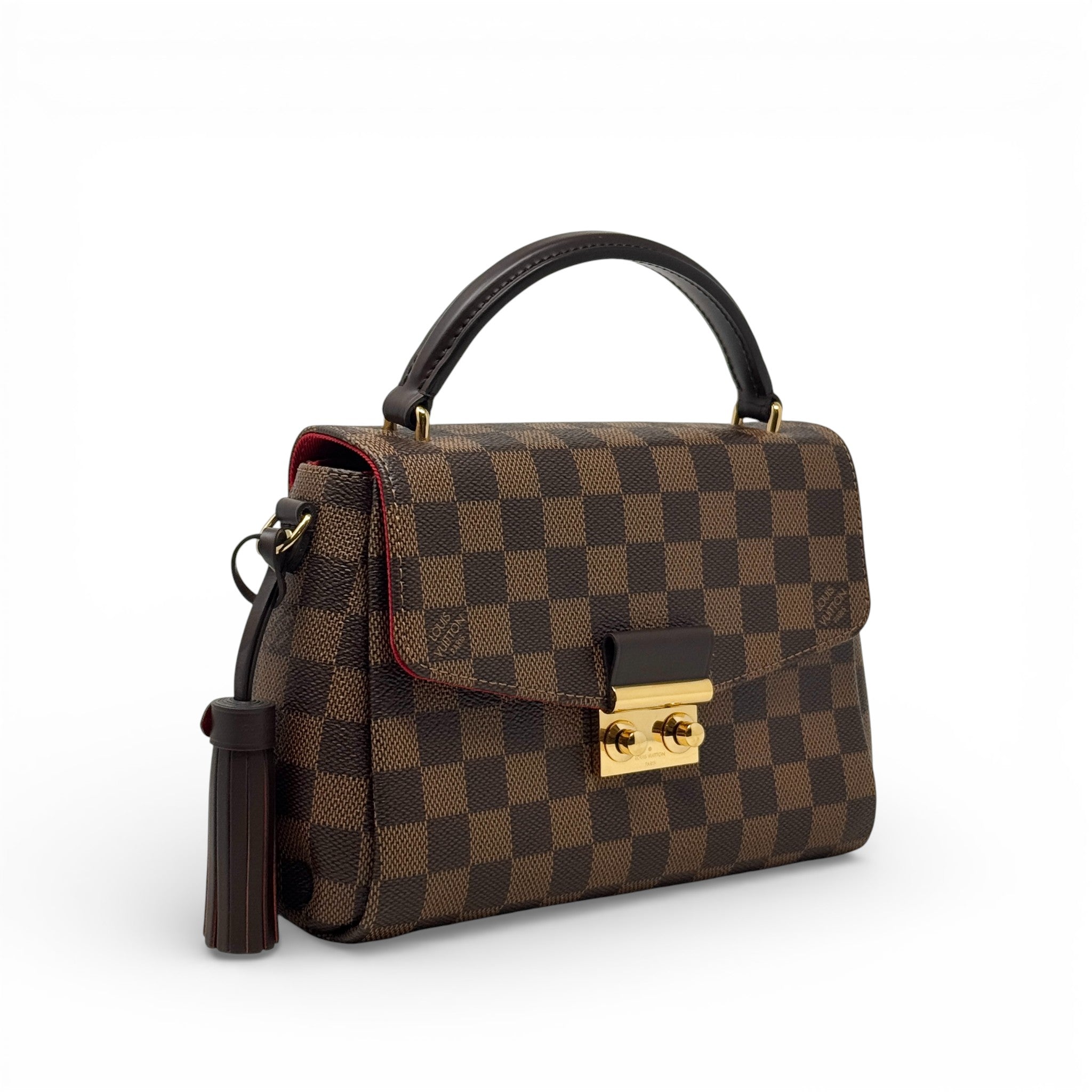 Louis Vuitton Damier Ebene Croisette Bag