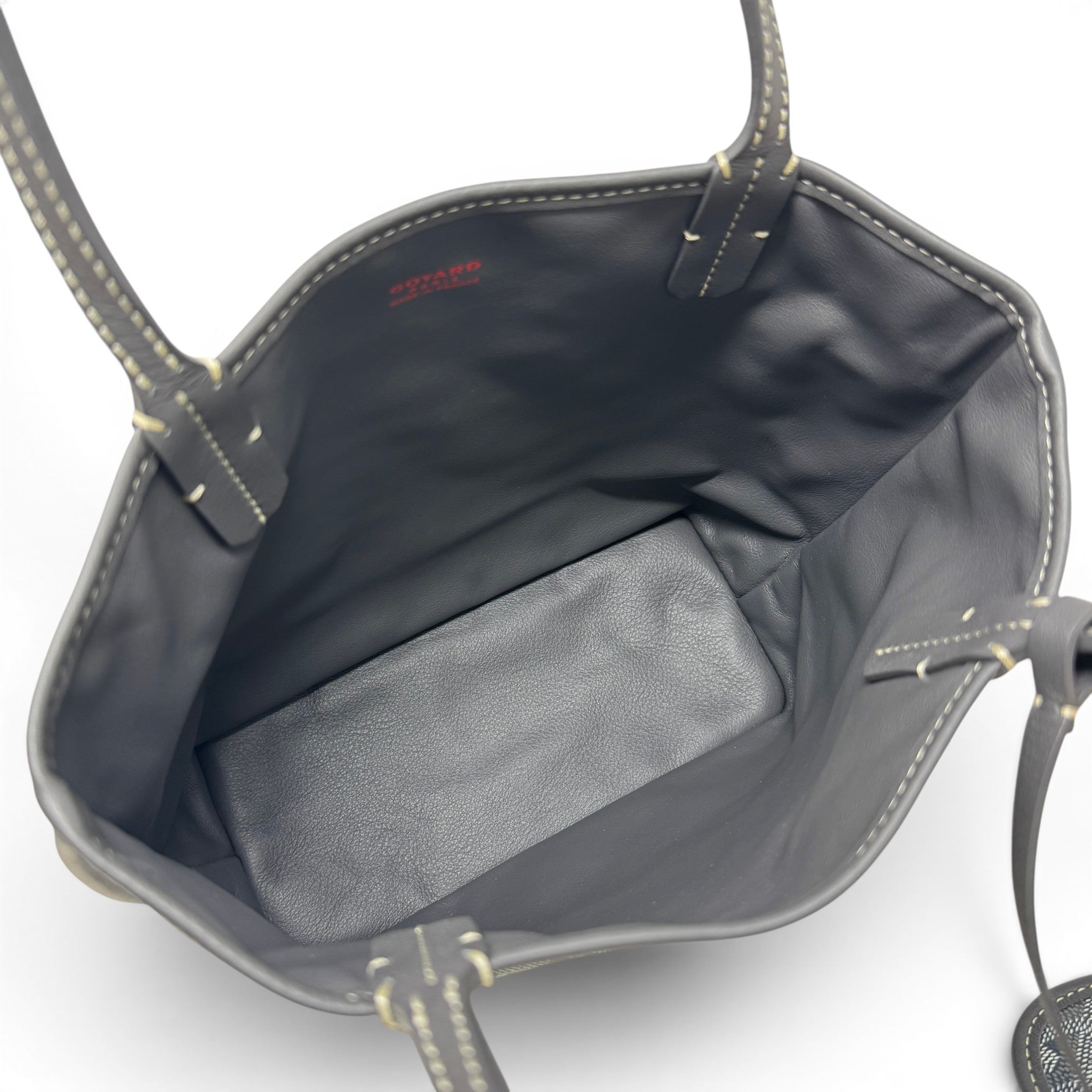 Goyard Grey Goyardine Anjou Mini Tote