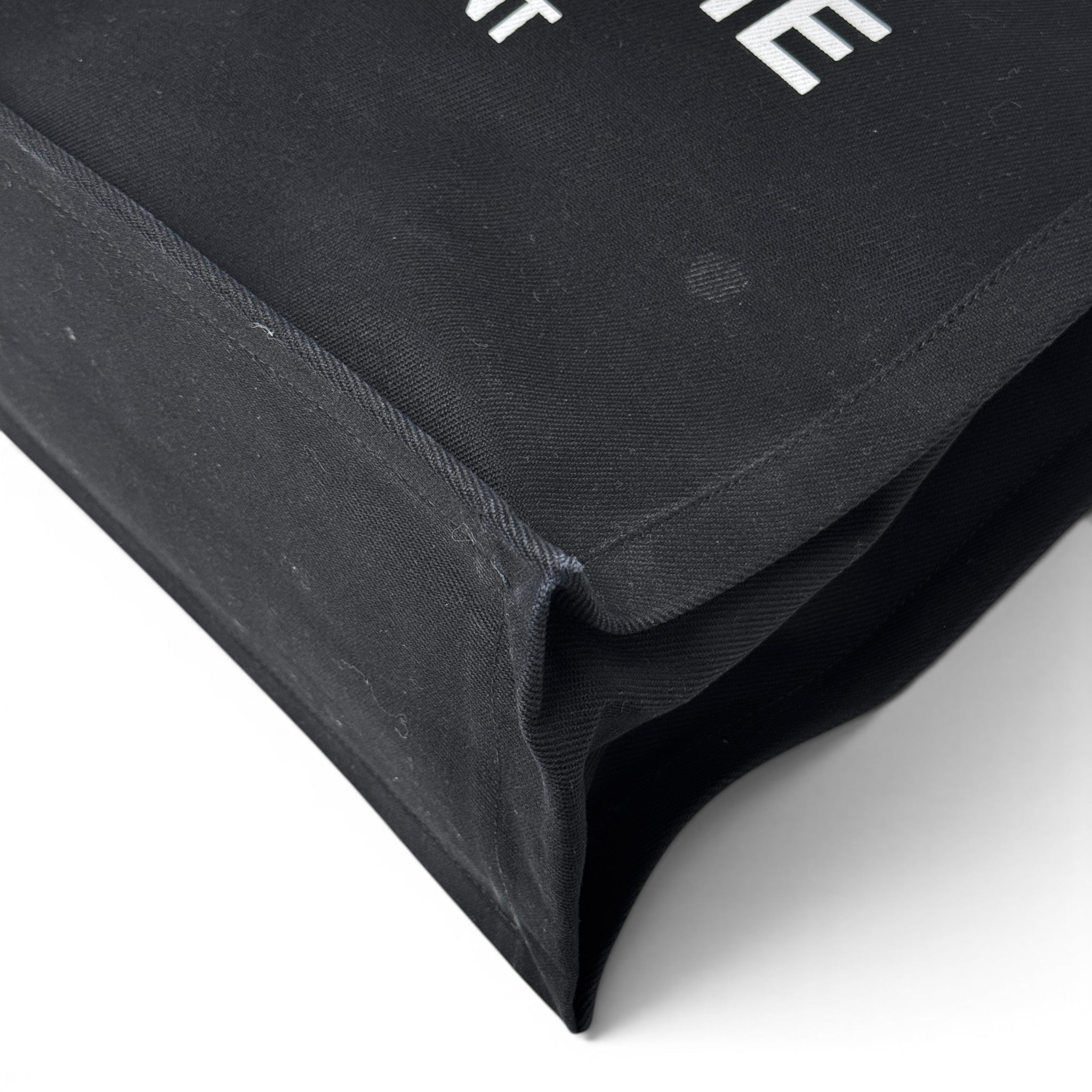 Saint Laurent Black Rive Gauche Tote Bag