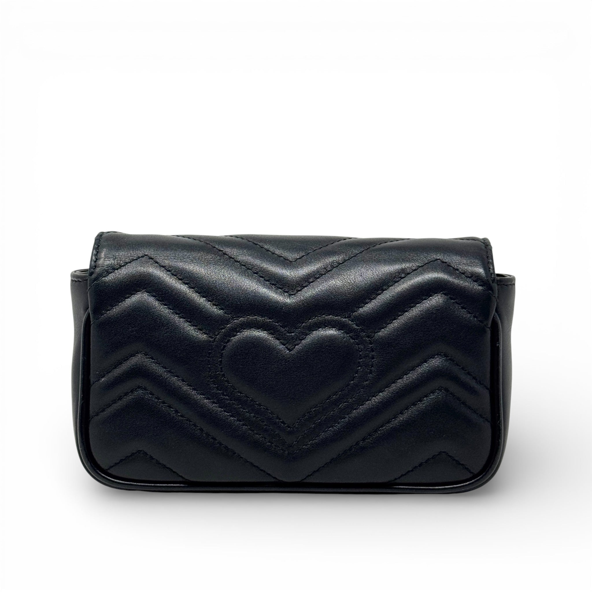 Gucci Black Super Mini Marmont Bag