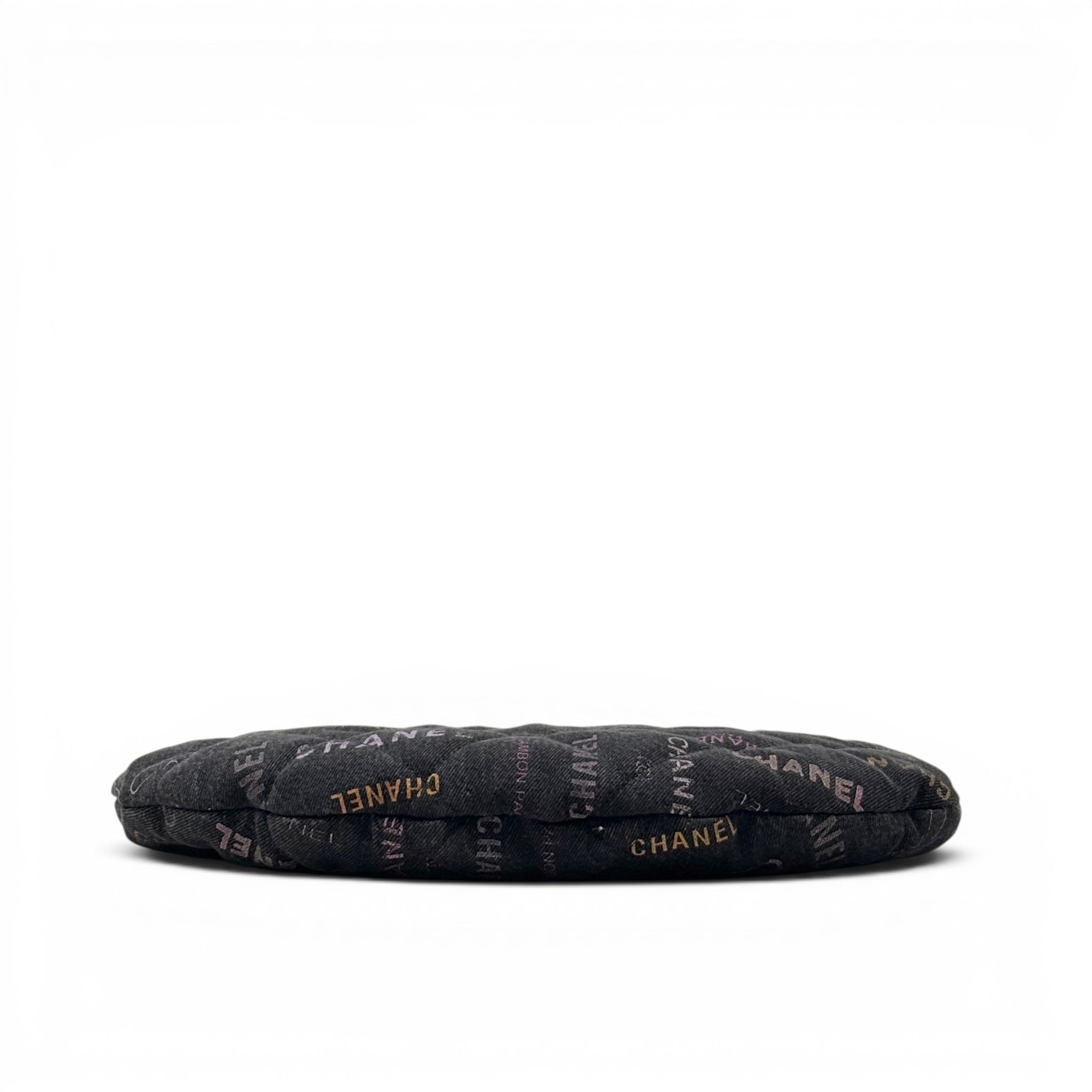 Chanel Black Denim Mood Maxi Hobo Bag