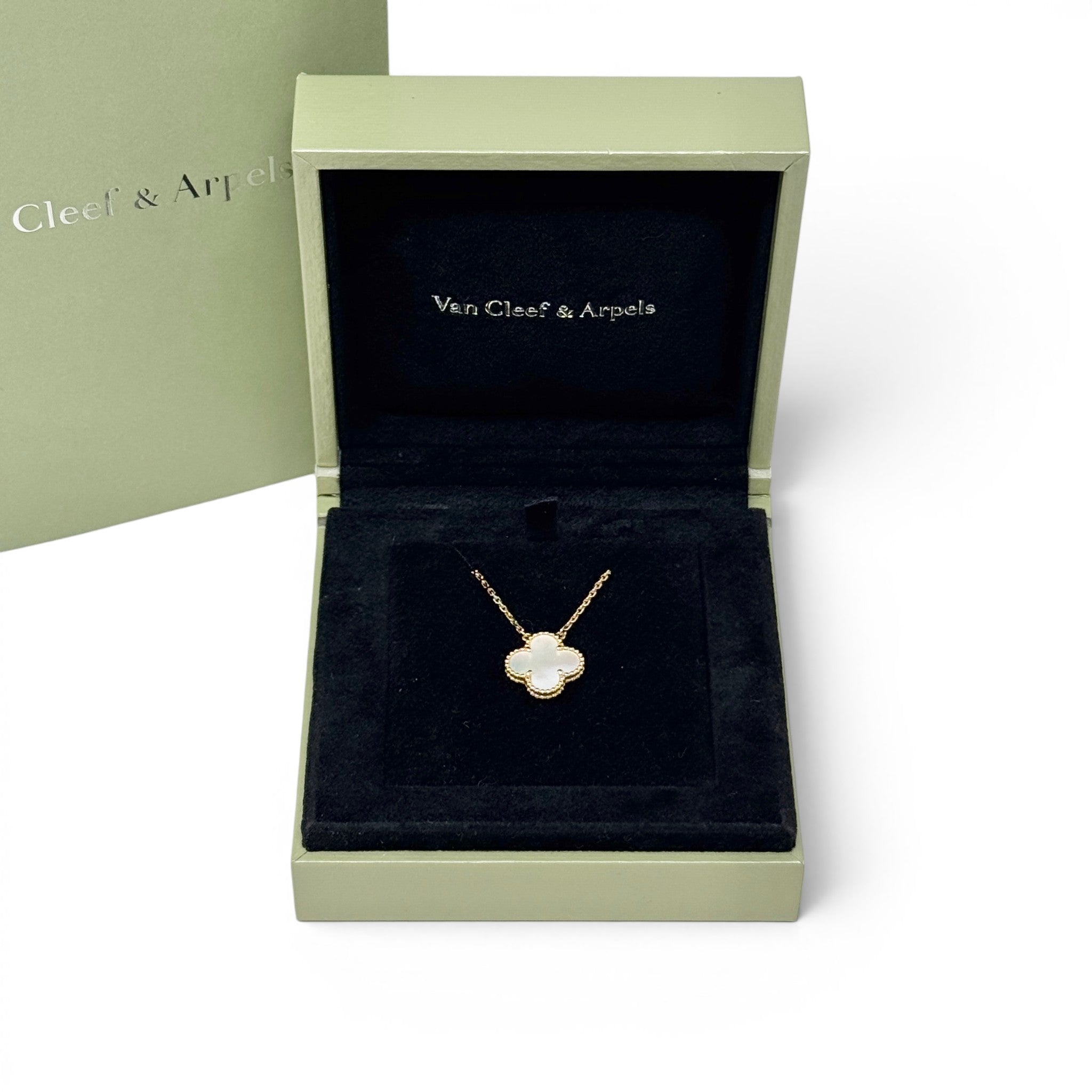 Van Cleef & Arpels White MOP Vintage Alhambra Pendant