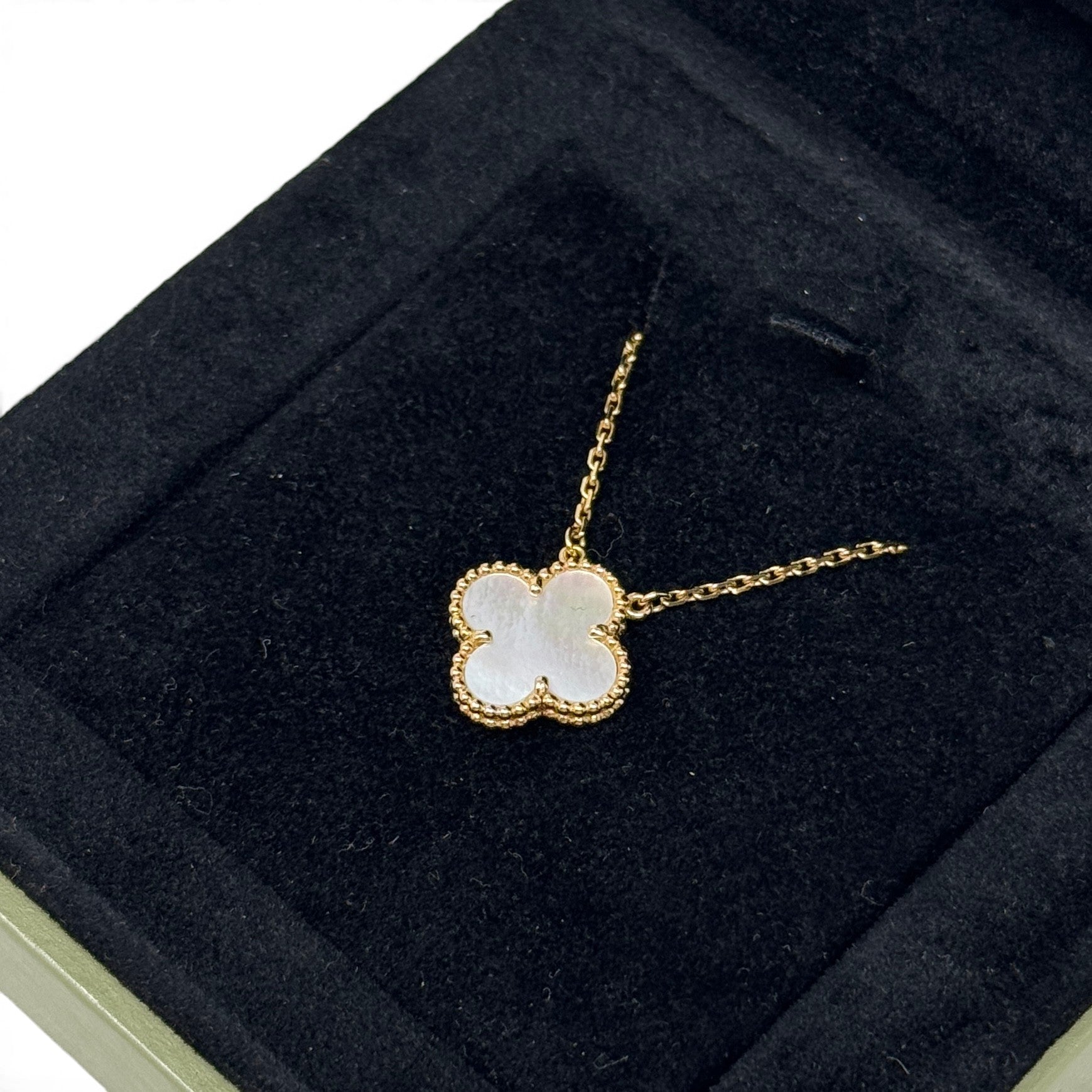 Van Cleef & Arpels White MOP Vintage Alhambra Pendant