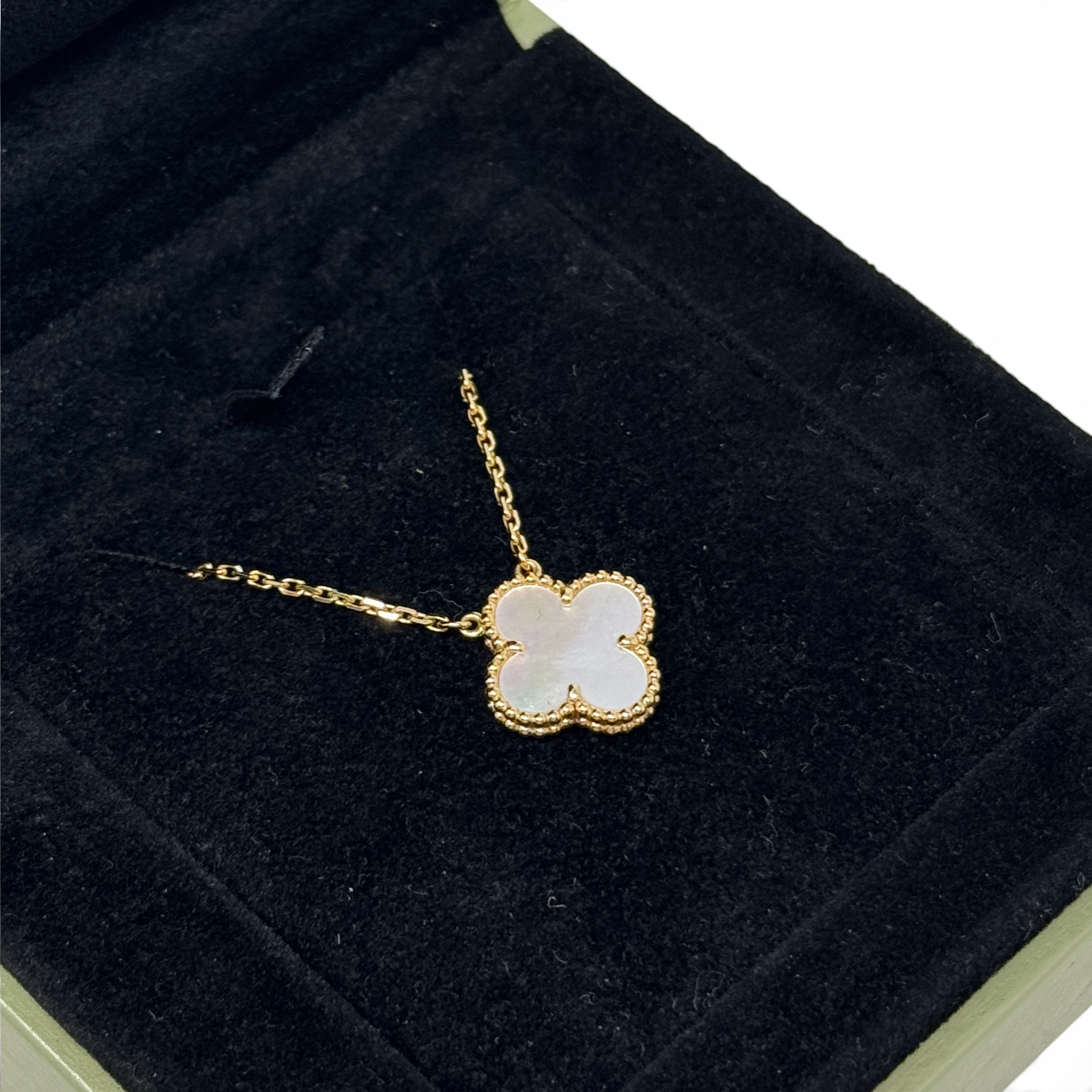 Van Cleef & Arpels White MOP Vintage Alhambra Pendant