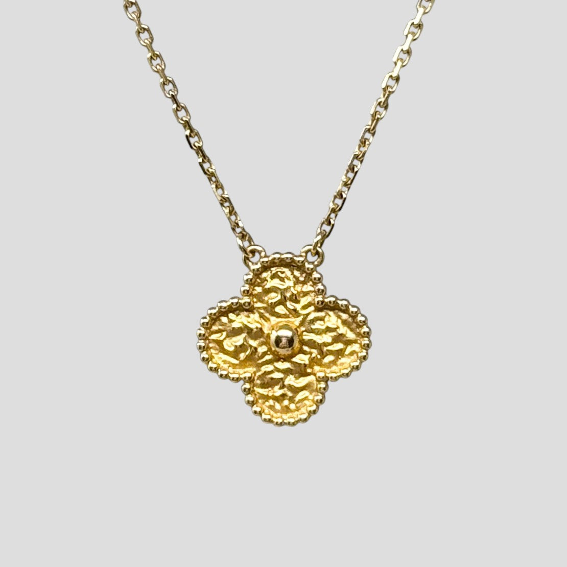 Van Cleef & Arpels Gold Vintage Alhambra Pendant