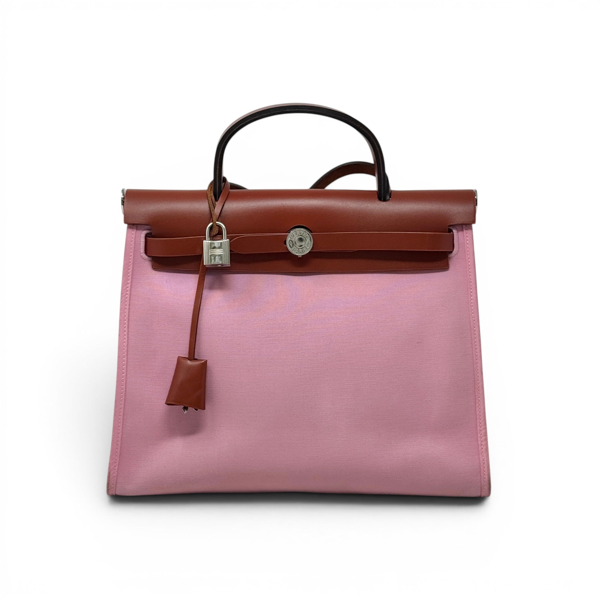 Hermes Bubblegum Canvas Herbag 31