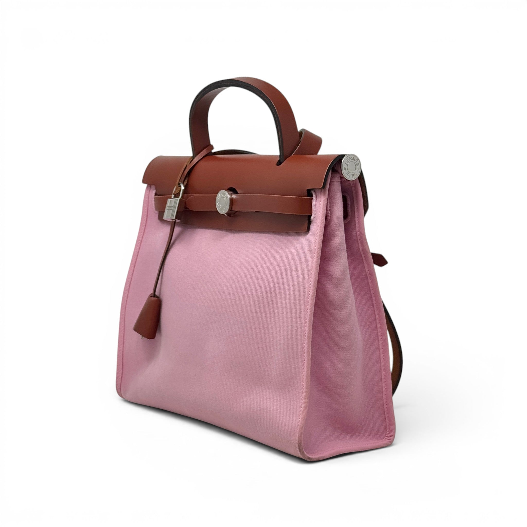 Hermes Bubblegum Canvas Herbag 31