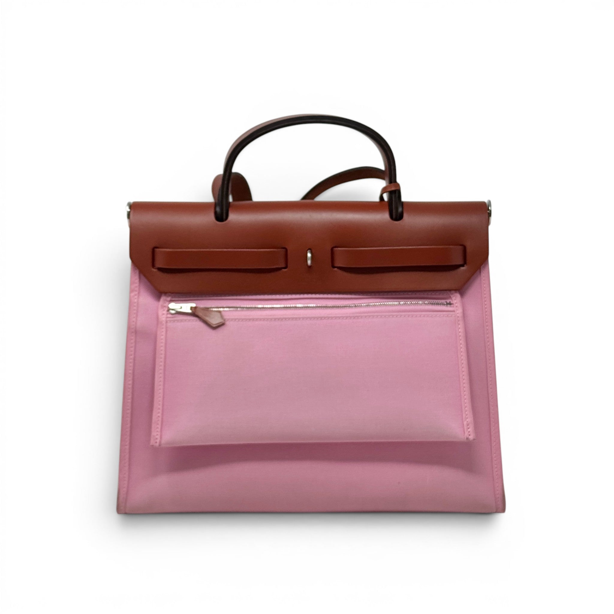 Hermes Bubblegum Canvas Herbag 31