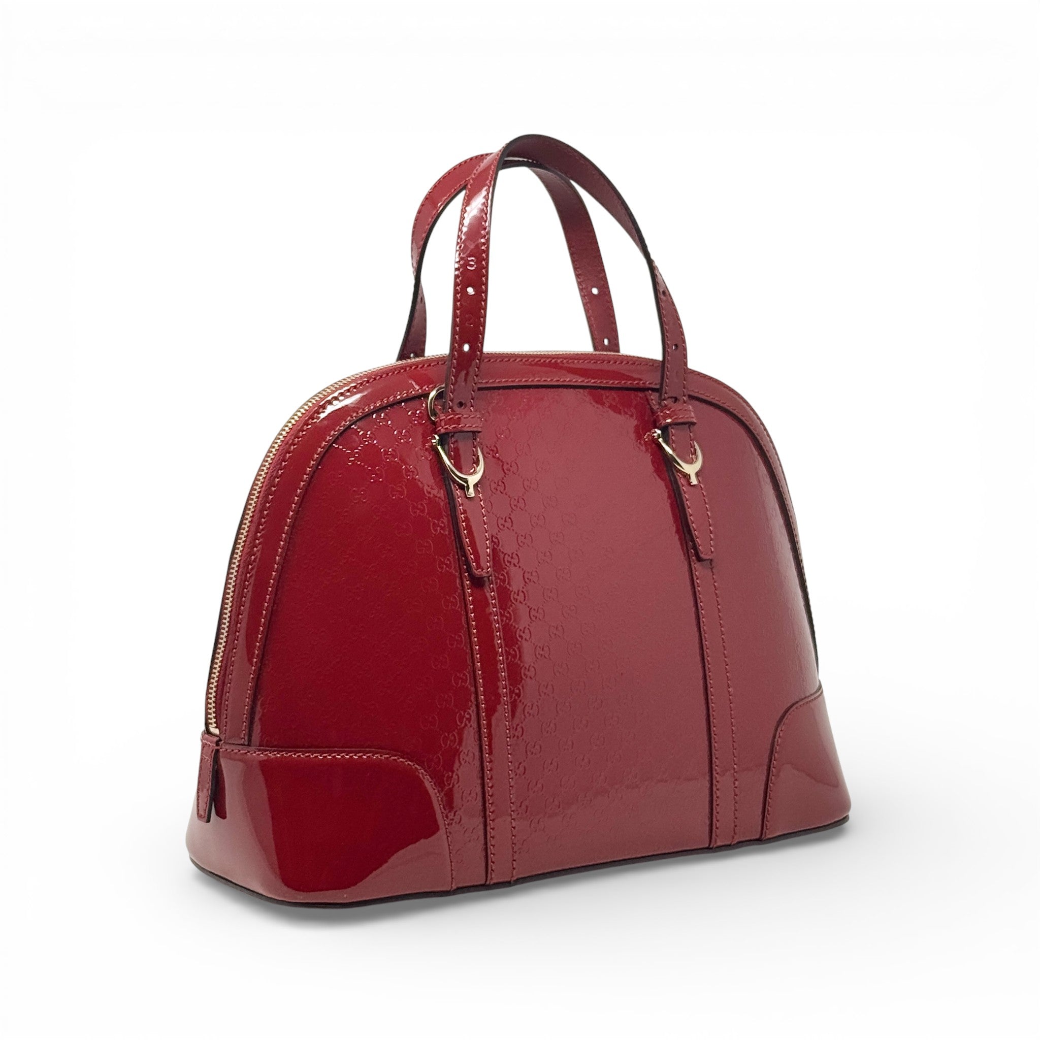 Gucci Red Microguccissima Dome Bag