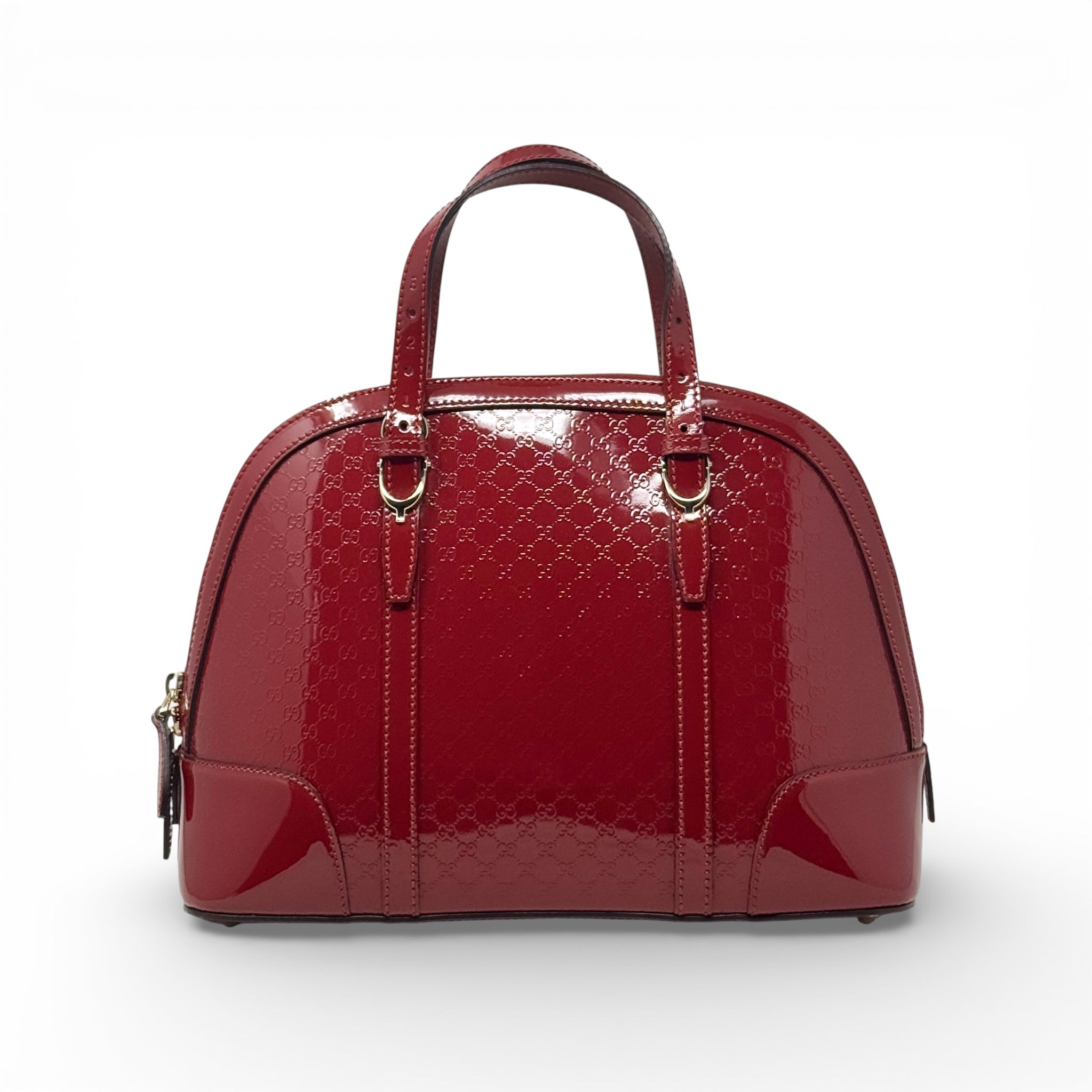 Gucci Red Microguccissima Dome Bag