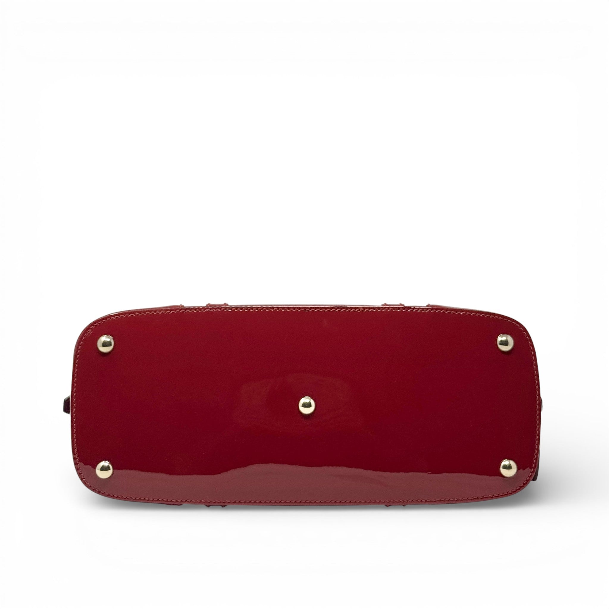 Gucci Red Microguccissima Dome Bag