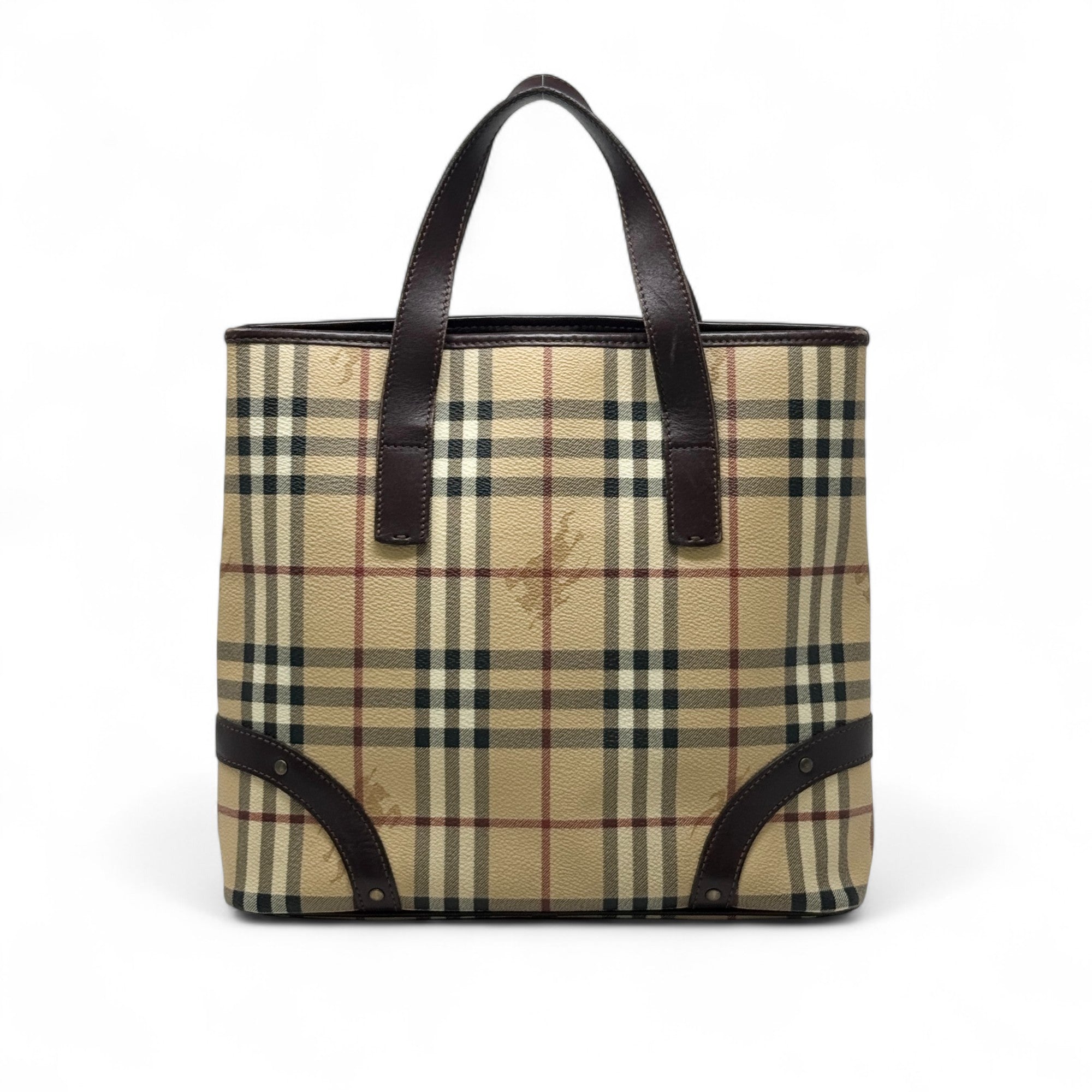 Burberry Nova Check Haymarket Tote