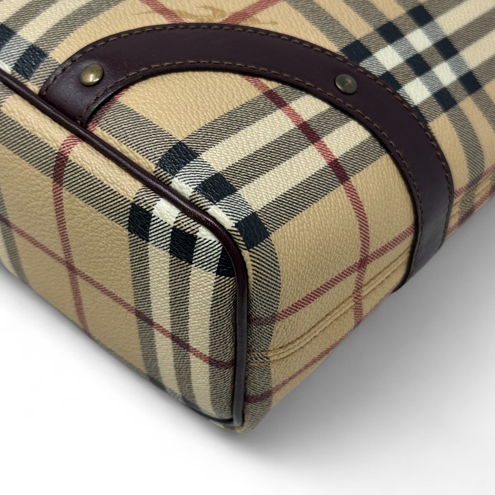 Burberry Nova Check Haymarket Tote