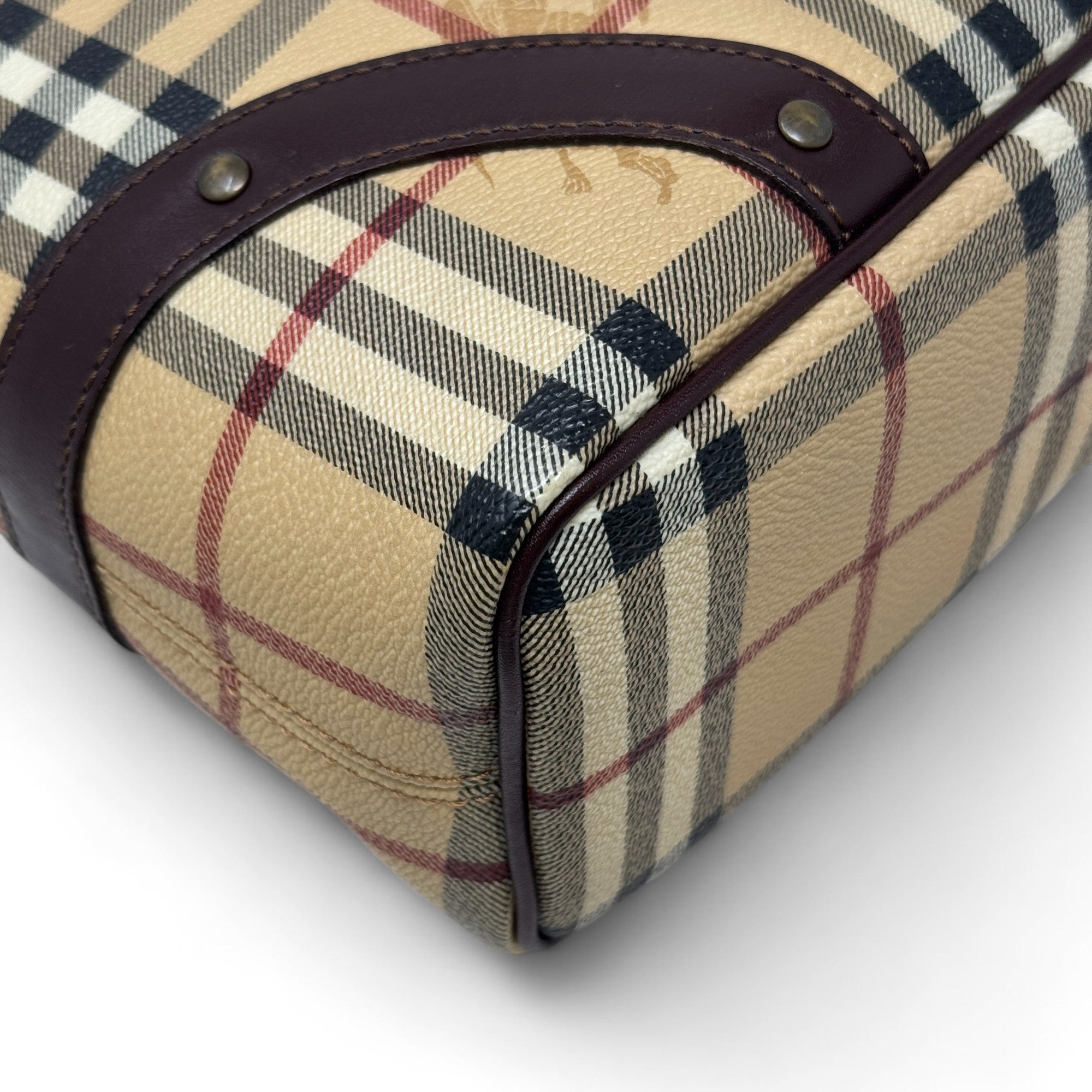 Burberry Nova Check Haymarket Tote