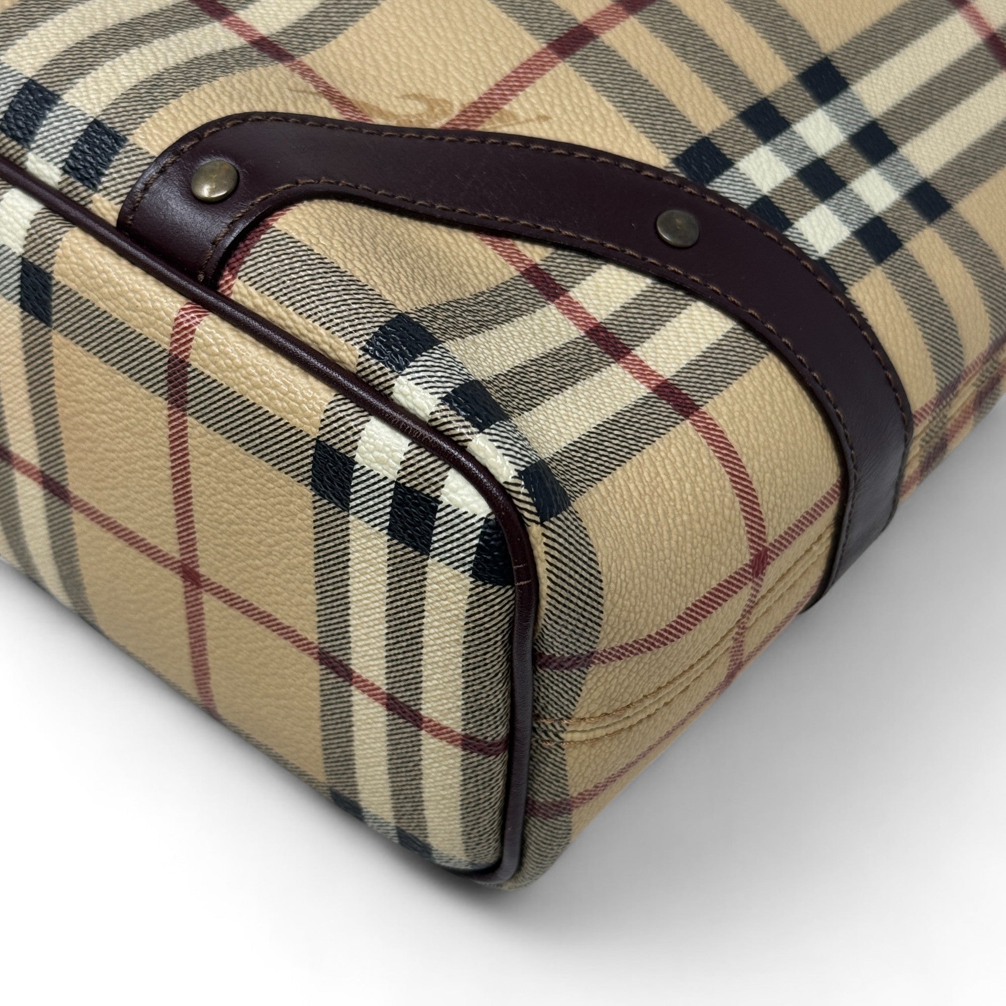 Burberry Nova Check Haymarket Tote