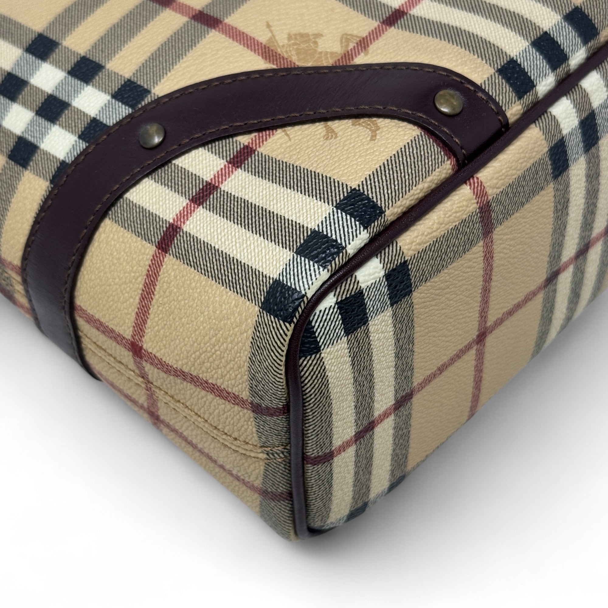 Burberry Nova Check Haymarket Tote