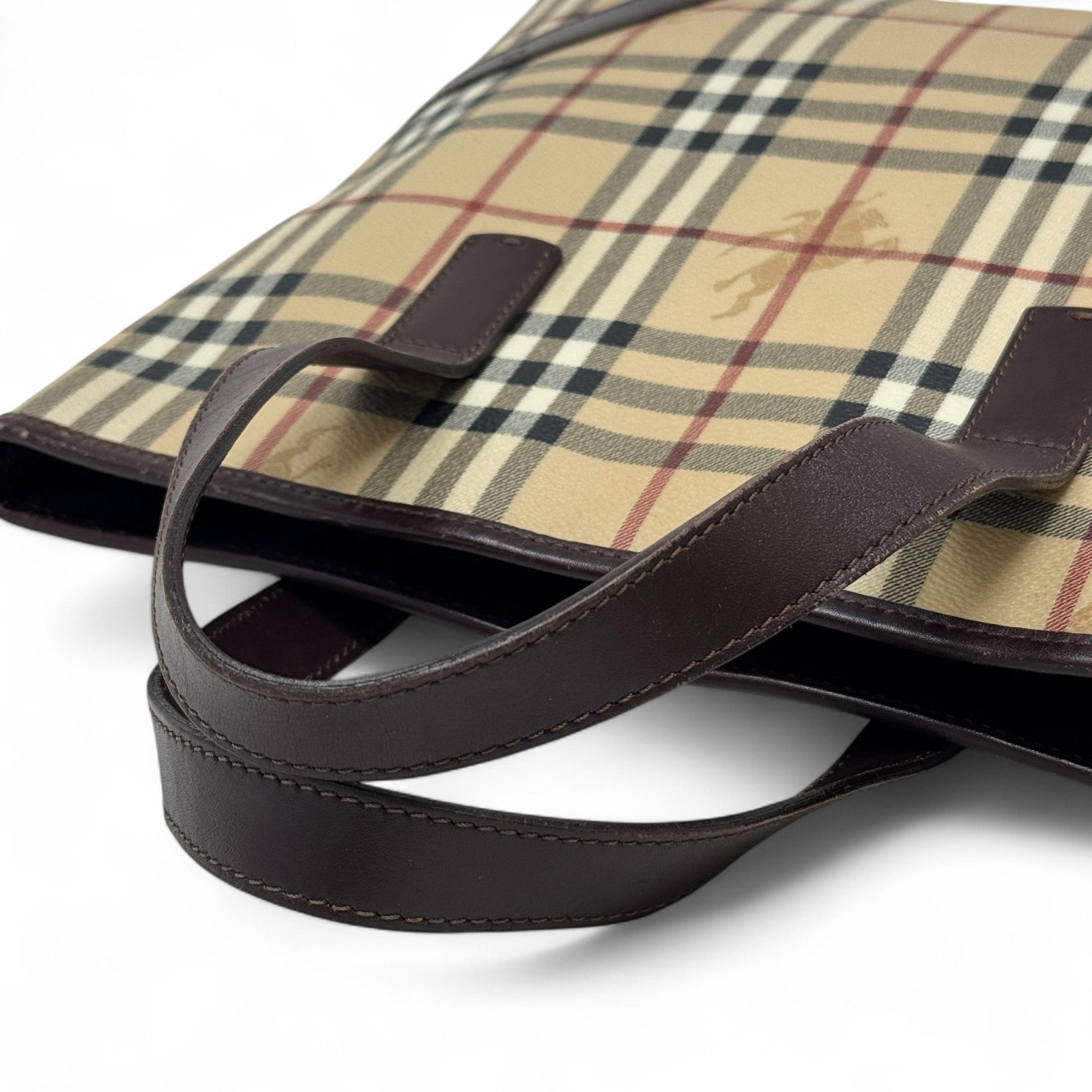 Burberry Nova Check Haymarket Tote