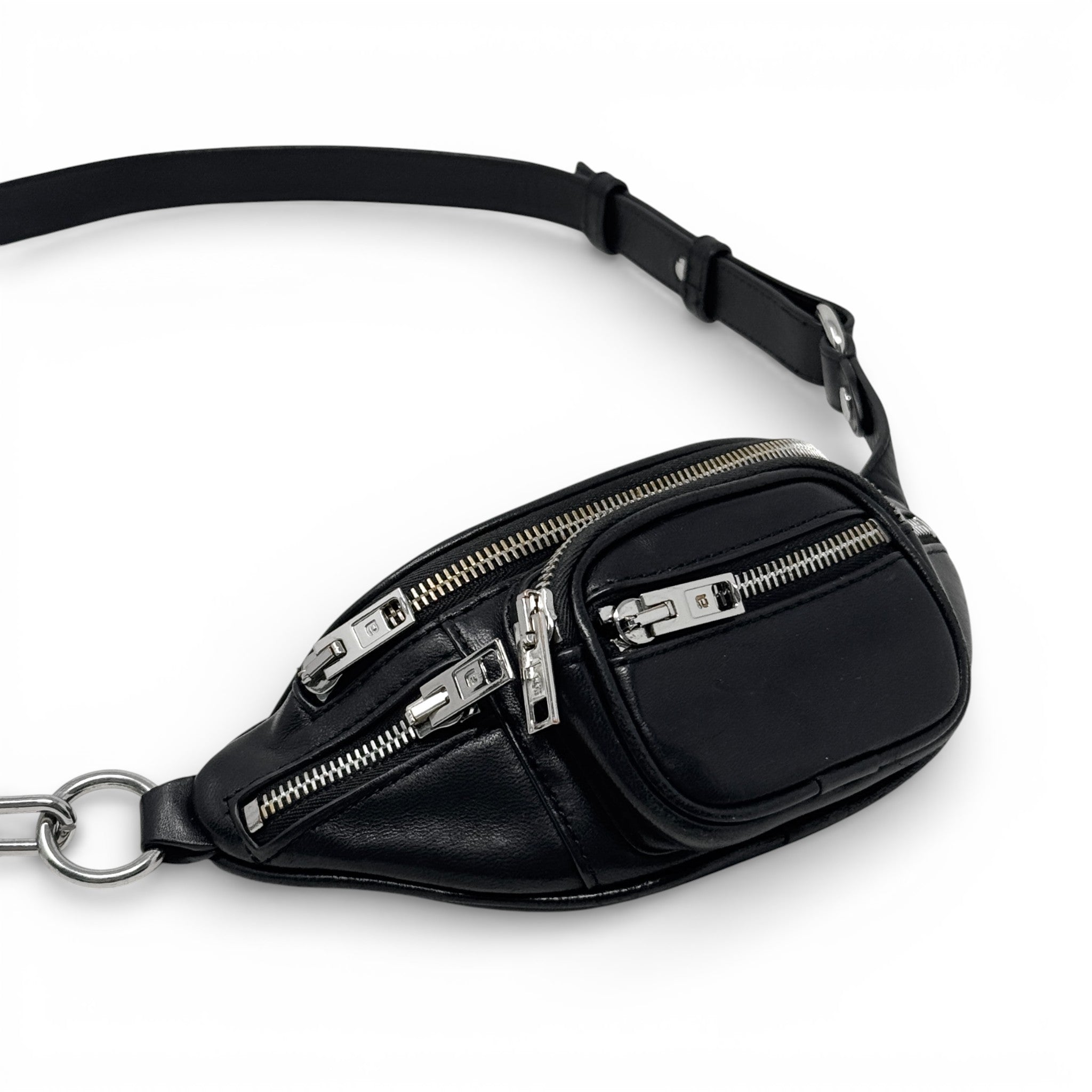 Alexander Wang Black Attica Fanny Pack