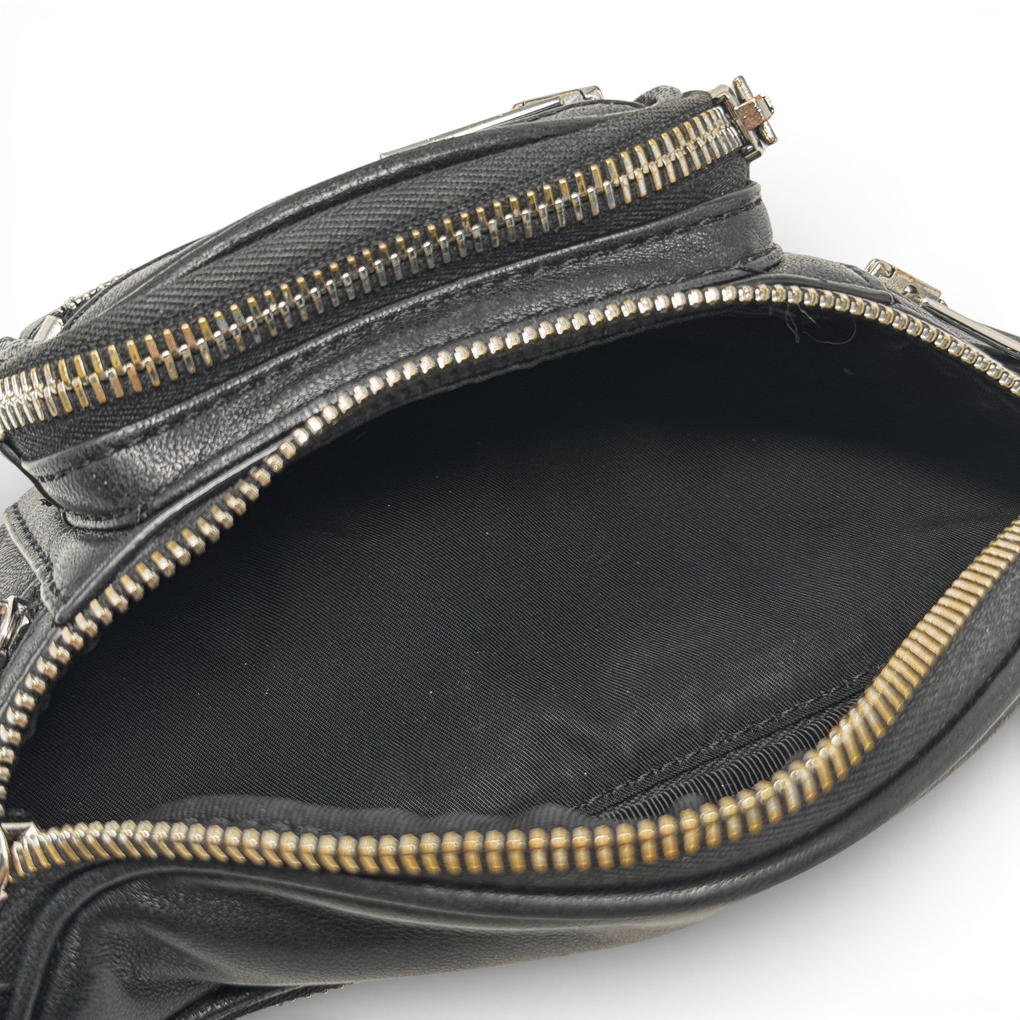 Alexander Wang Black Attica Fanny Pack