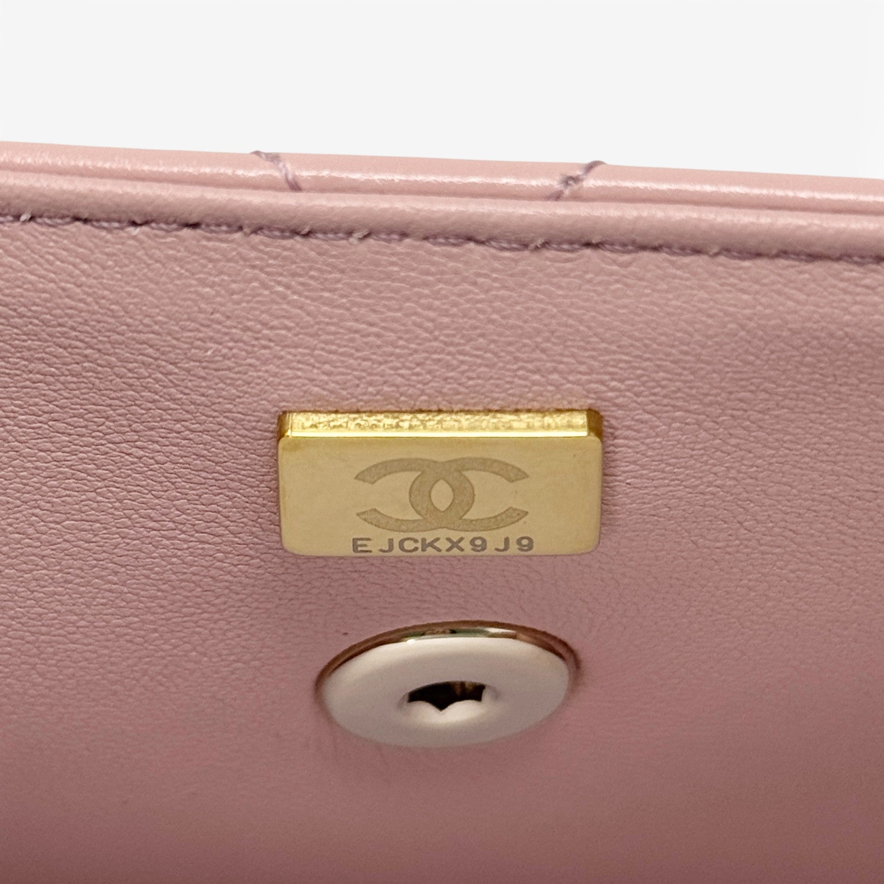 Chanel Pink Medium Vanity Top Handle Flap
