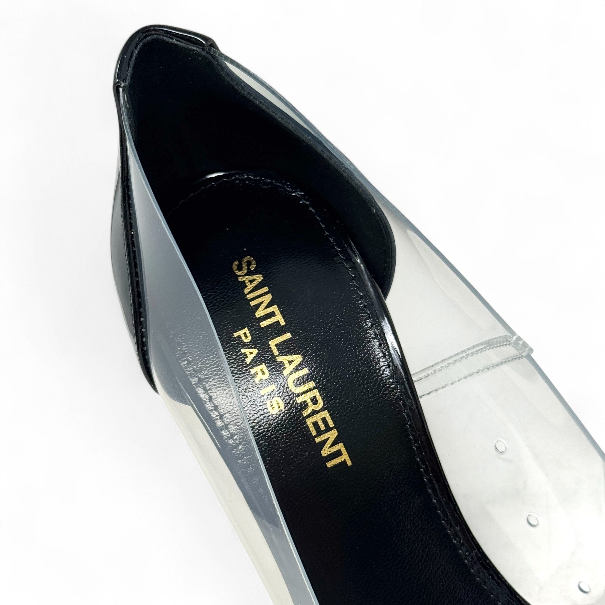 Saint Laurent PVC Opyum 110 Pumps 37