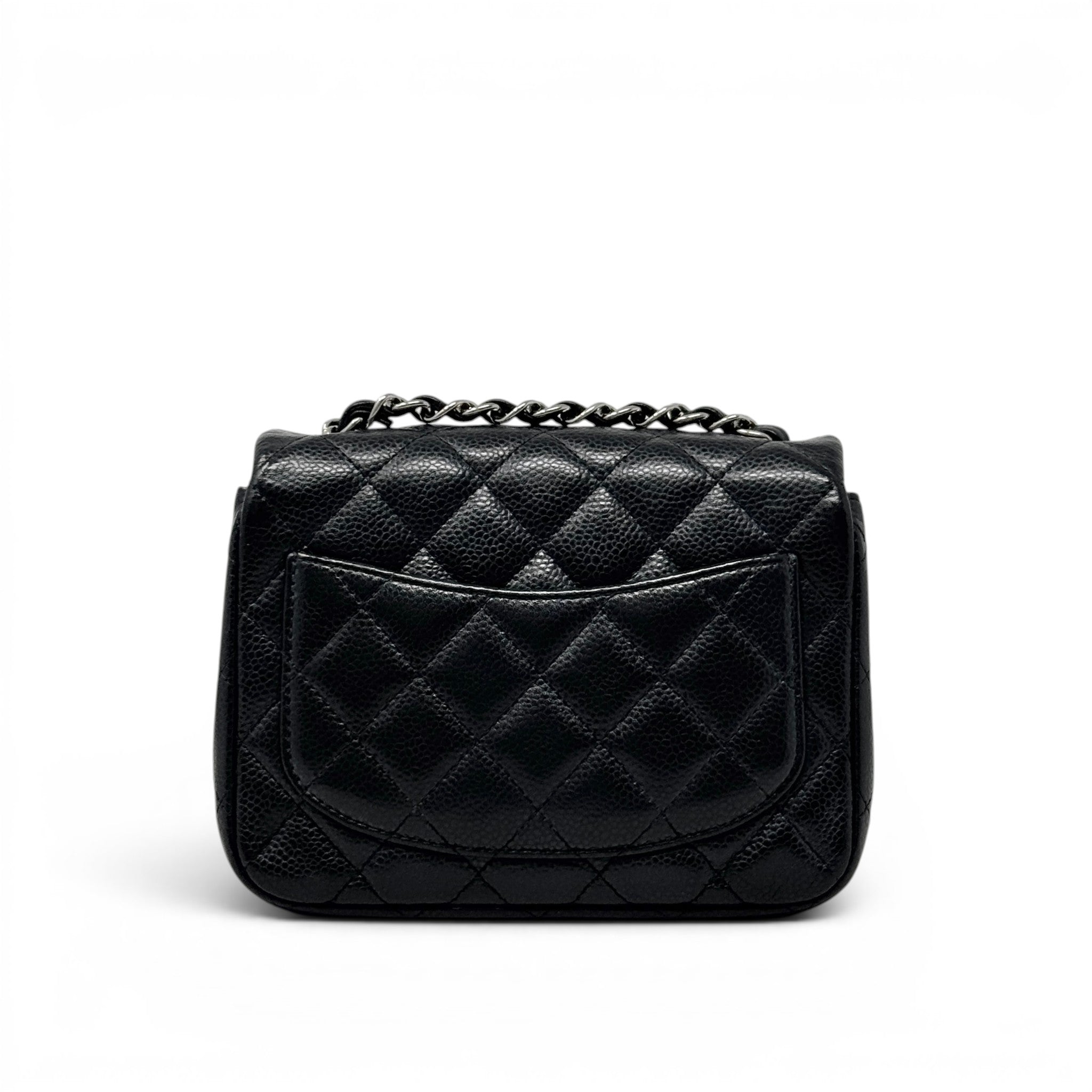 Chanel Black Caviar Mini Square Flap