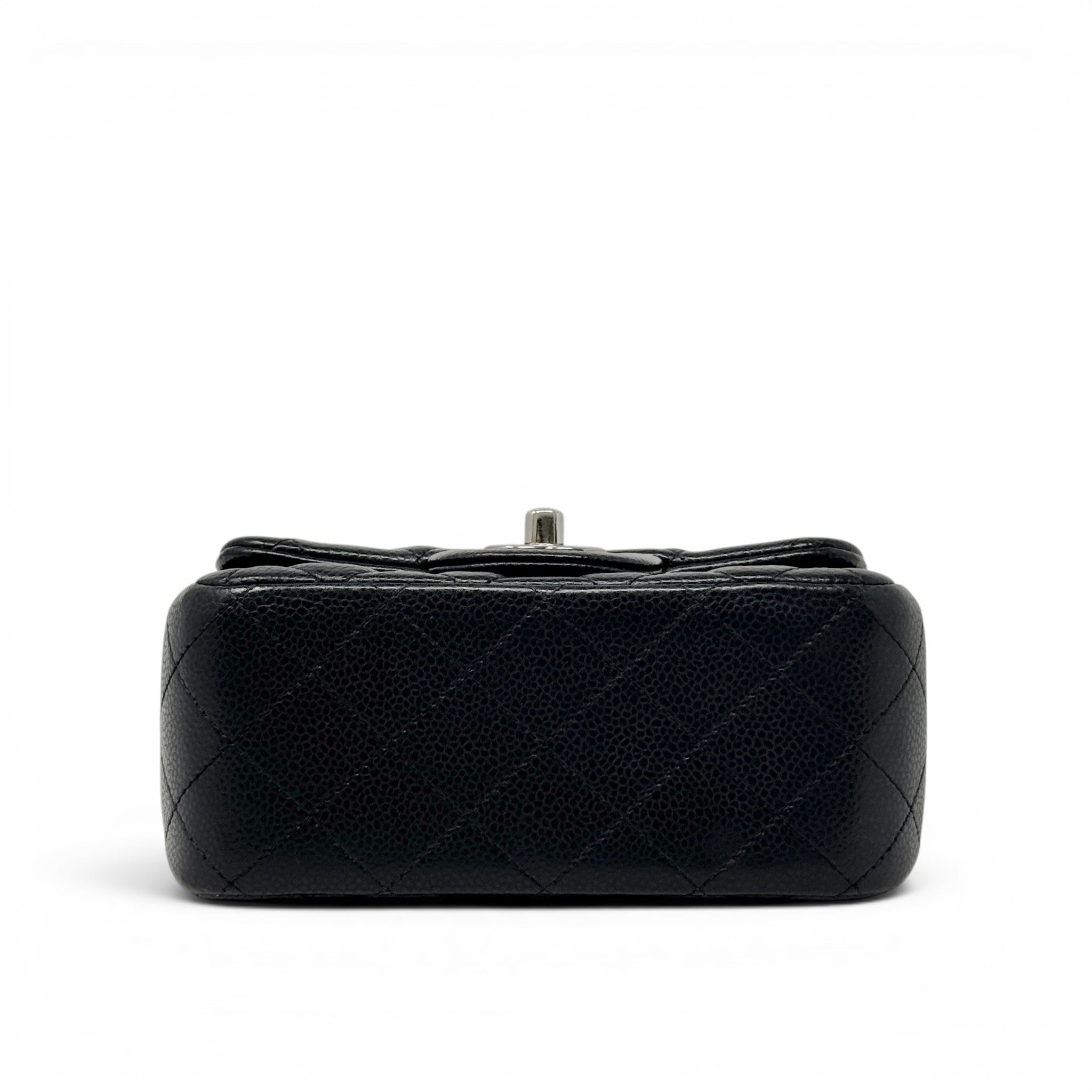 Chanel Black Caviar Mini Square Flap