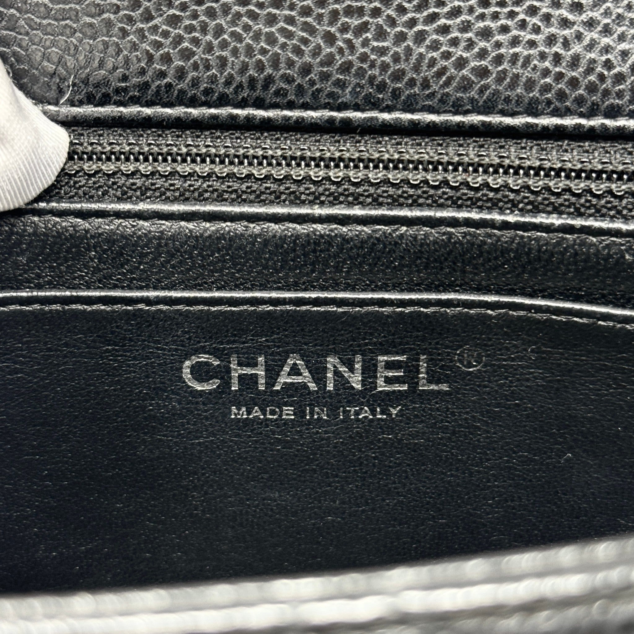 Chanel Black Caviar Mini Square Flap