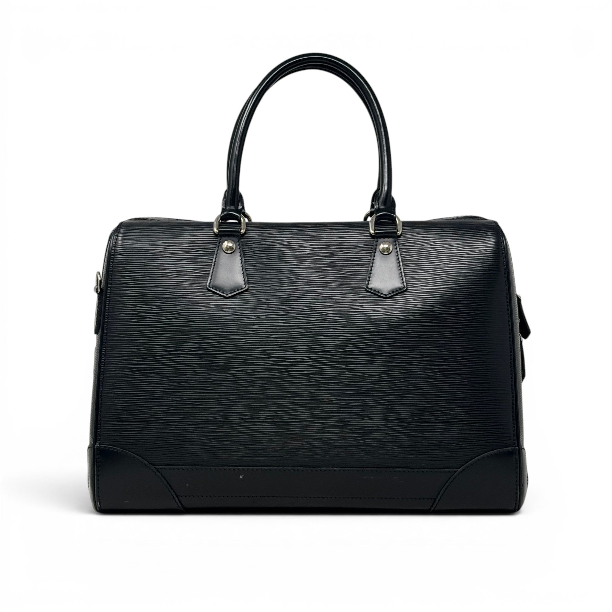Louis Vuitton Black Epi Sac de Ville Bourget