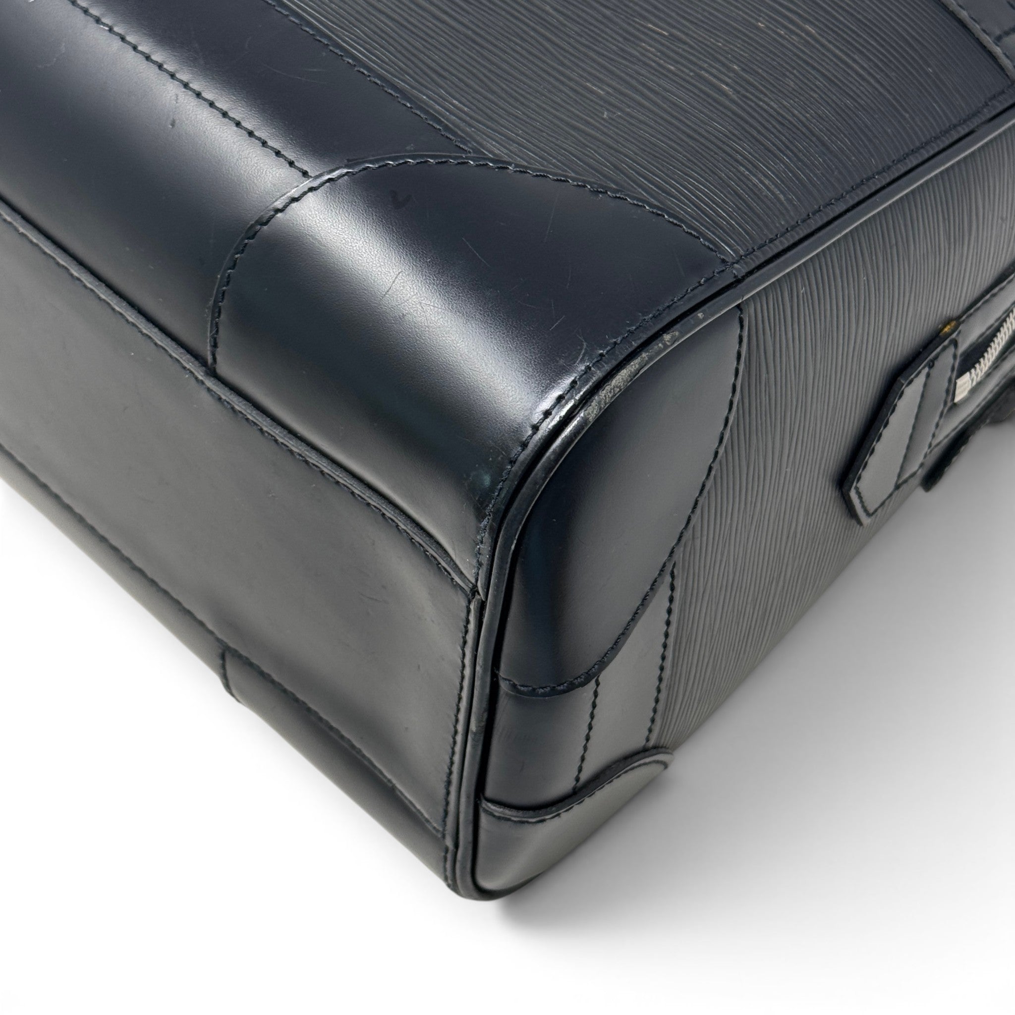 Louis Vuitton Black Epi Sac de Ville Bourget