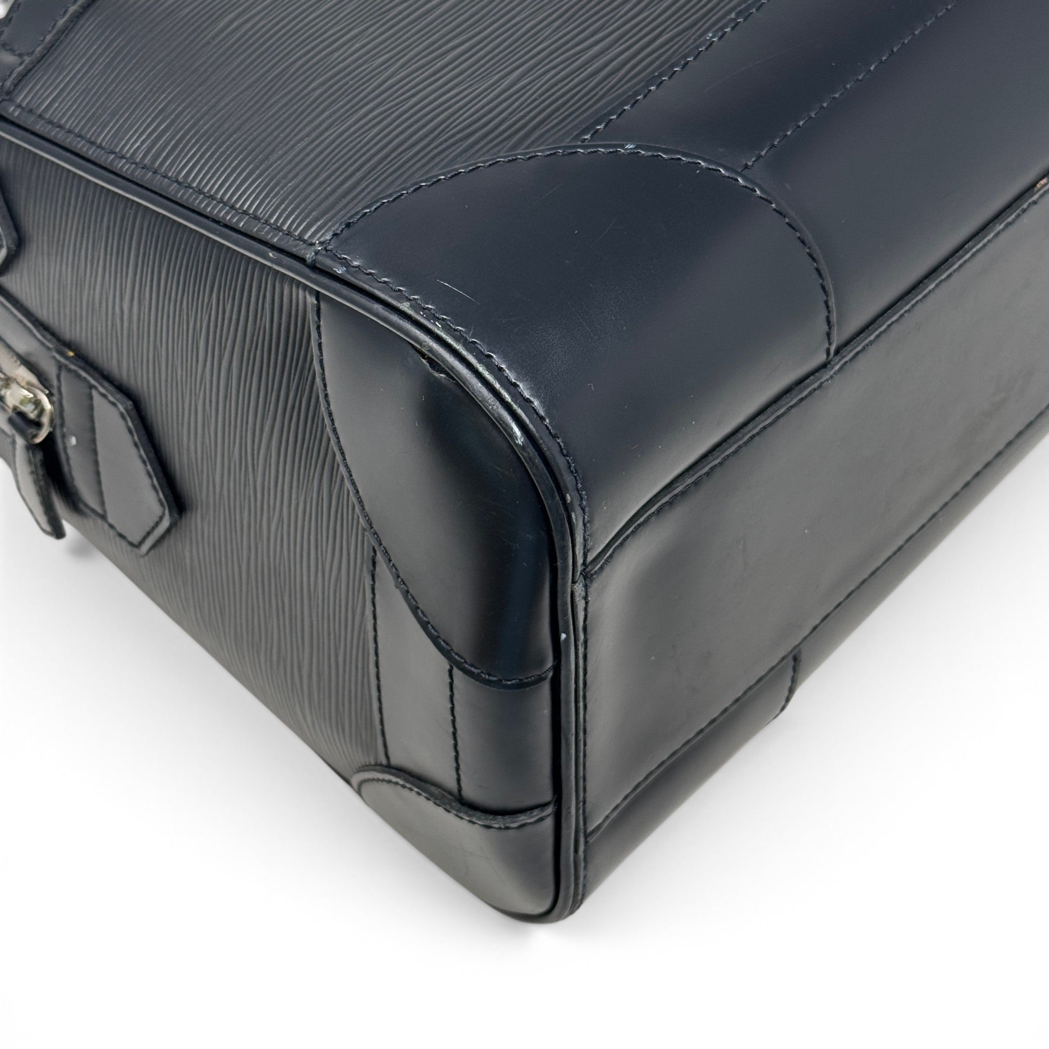 Louis Vuitton Black Epi Sac de Ville Bourget
