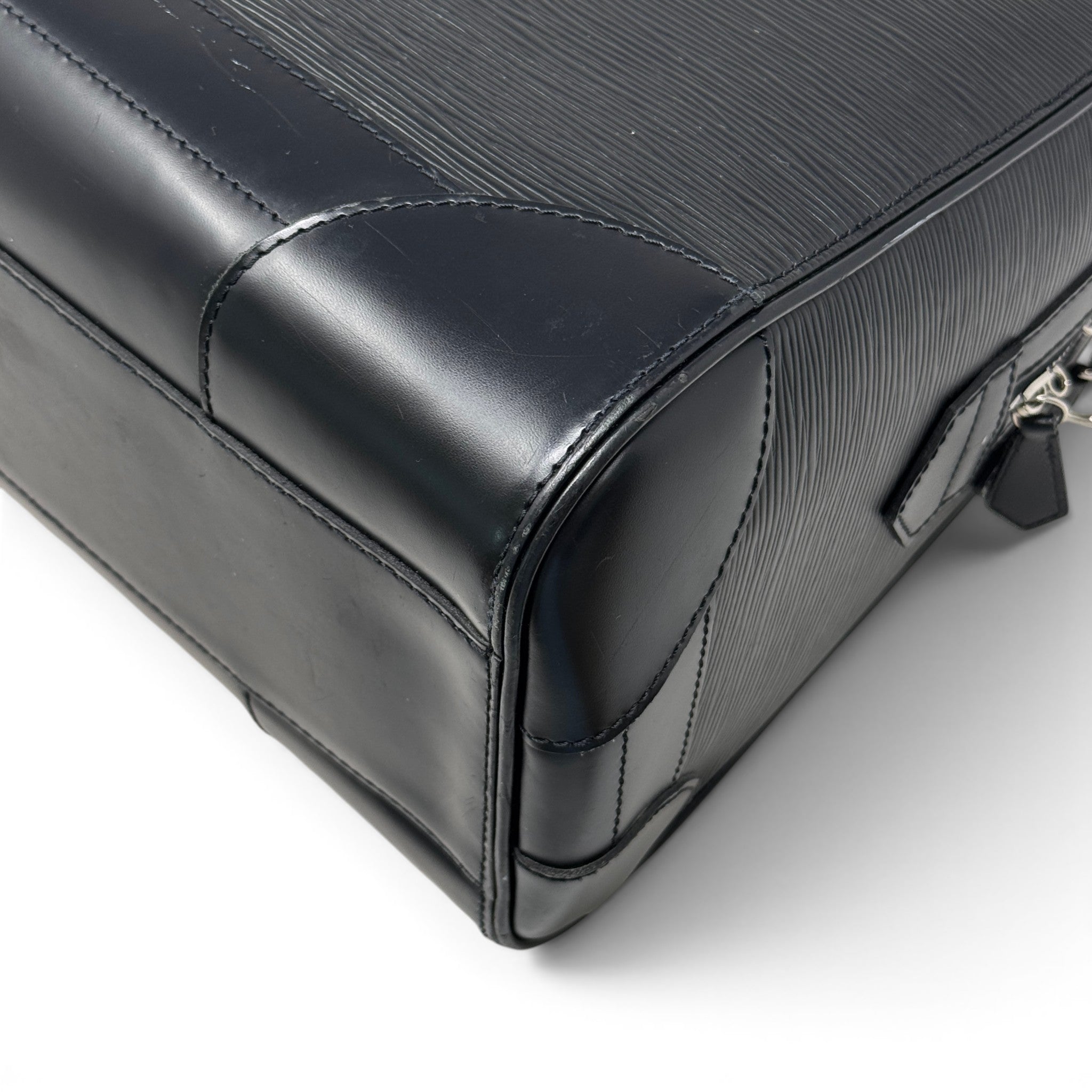 Louis Vuitton Black Epi Sac de Ville Bourget