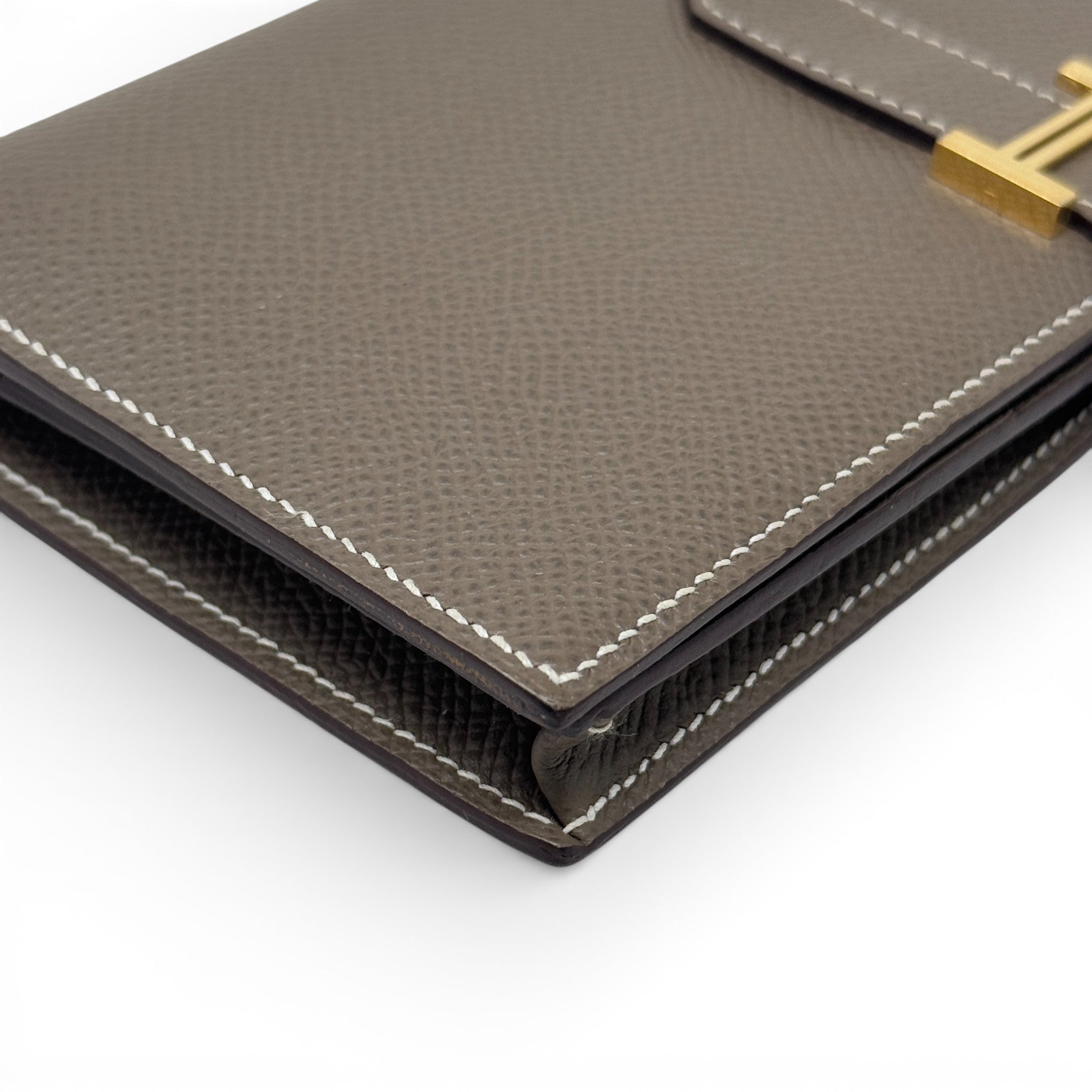 Hermes Etoupe Epsom Bearn Wallet