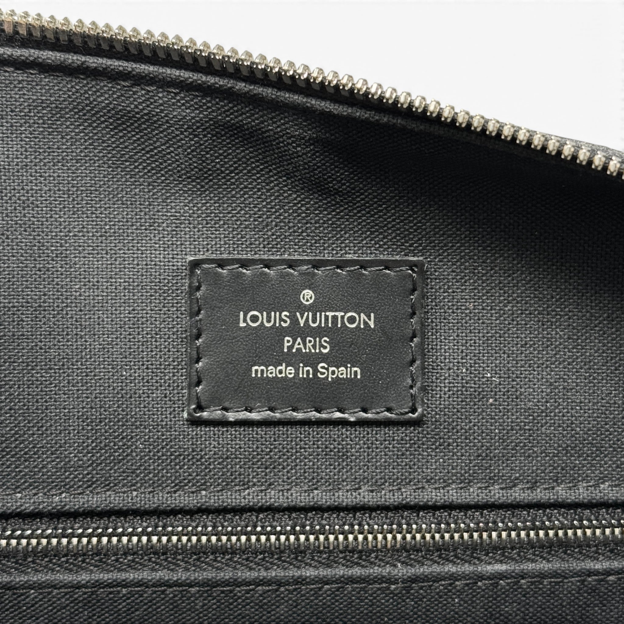 Louis Vuitton Black Epi Sac de Ville Bourget