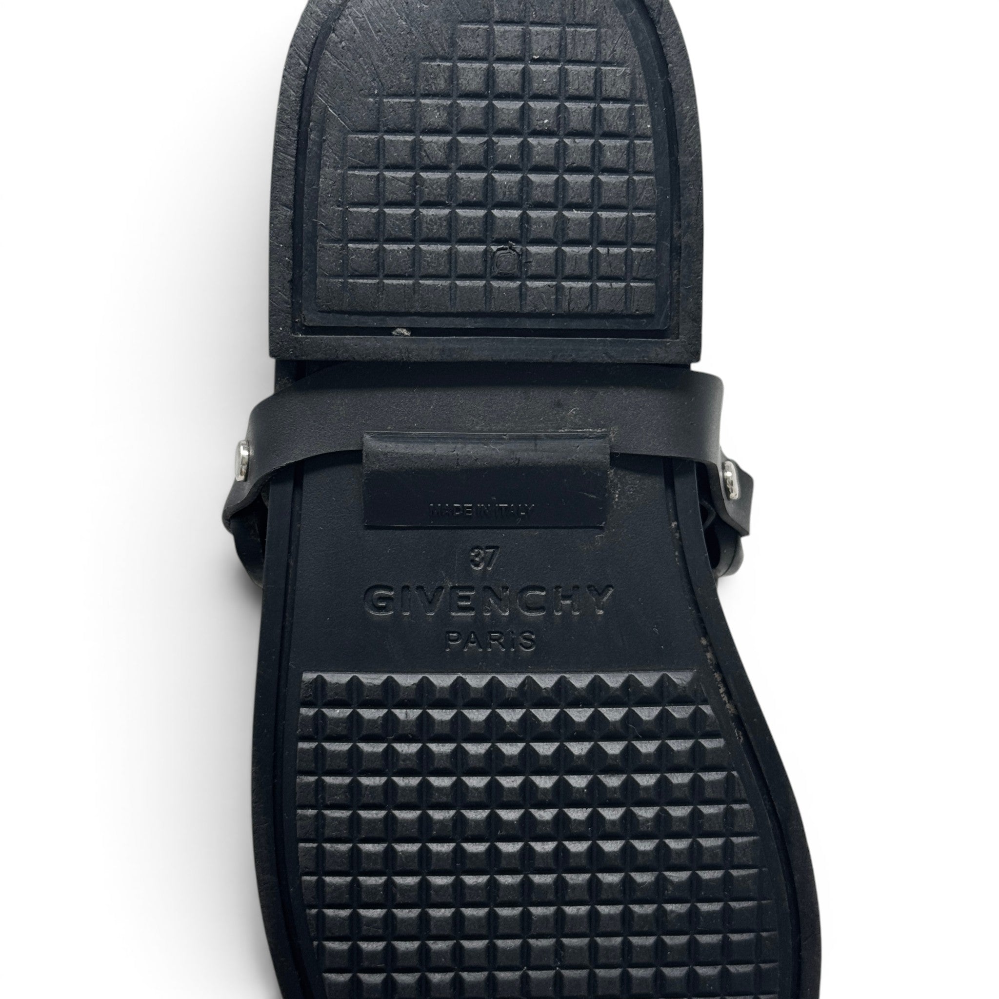 Givenchy Black Eva Chain Rain Boots 37
