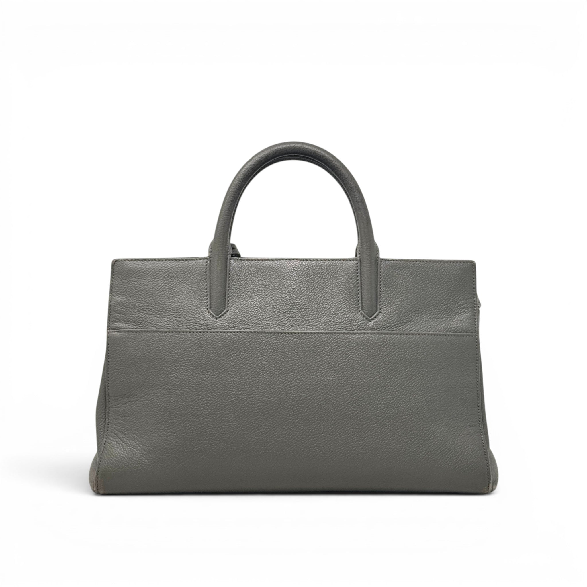 Saint Laurent Grey Small Rive Gauche Cabas Bag
