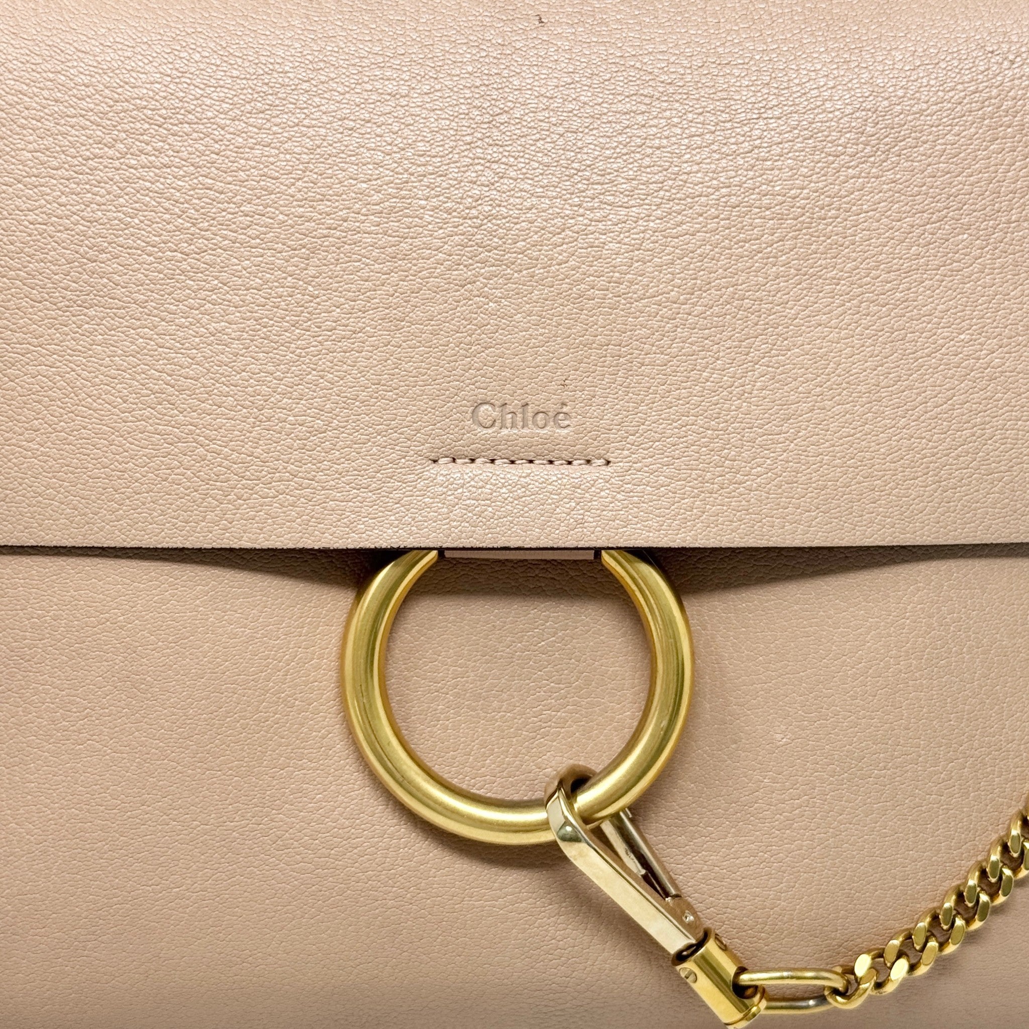 Chloe Beige Medium Faye Bag