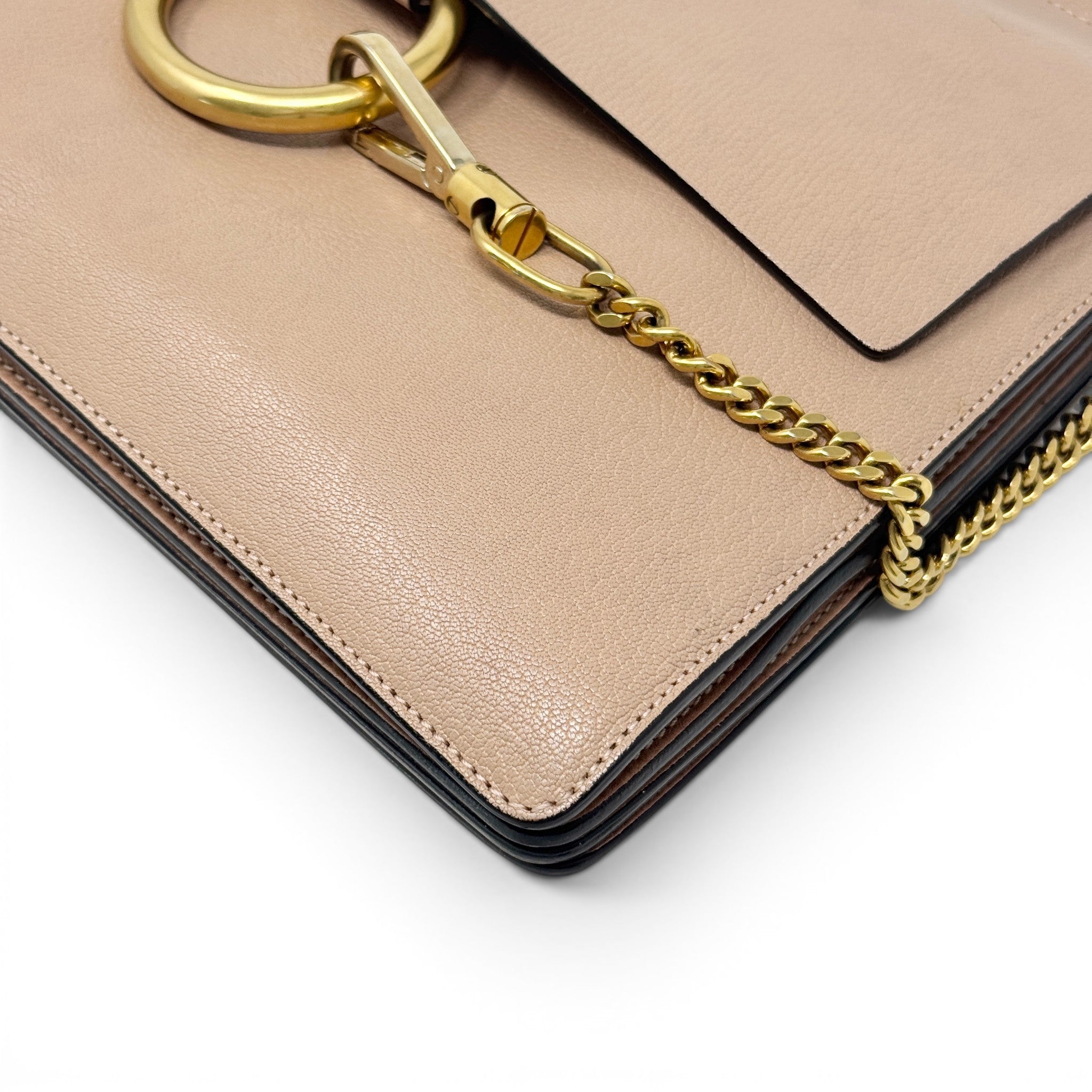Chloe Beige Medium Faye Bag