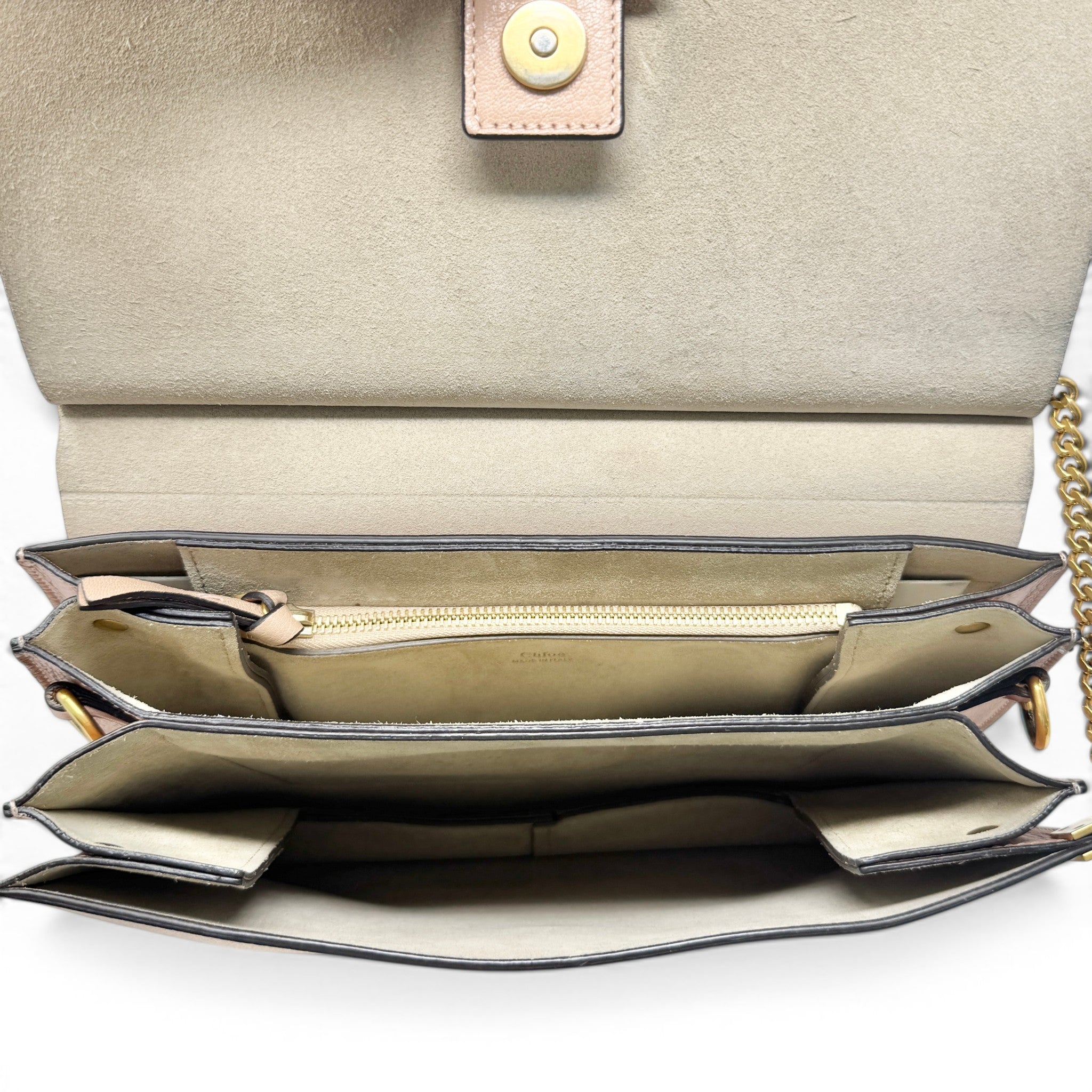 Chloe Beige Medium Faye Bag