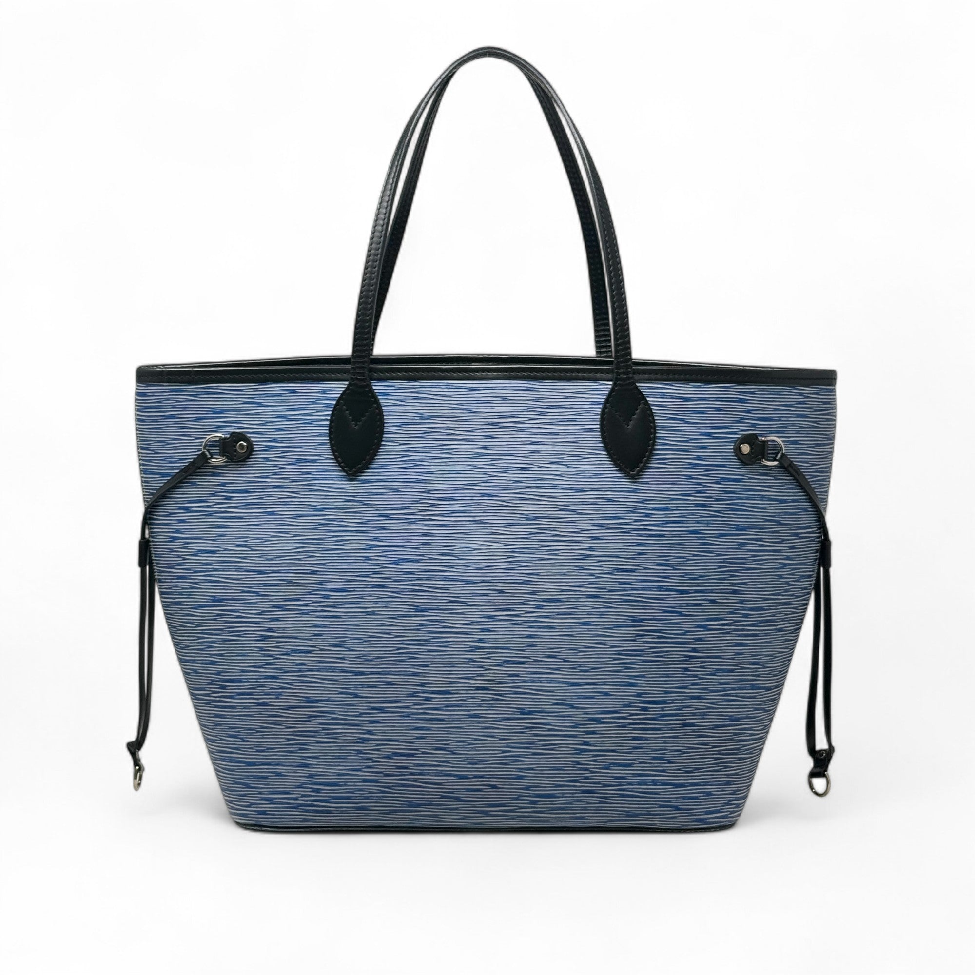 Louis Vuitton Blue Epi Neverfull MM