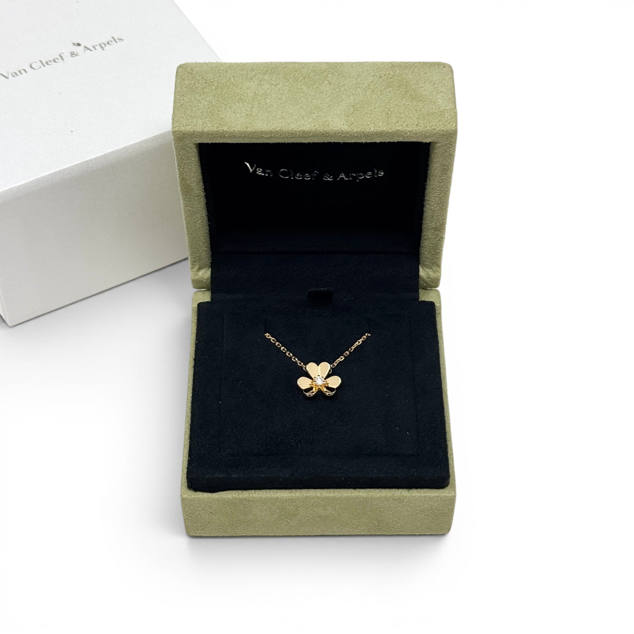 Van Cleef & Arpels Yellow Gold Mini Frivole Pendant
