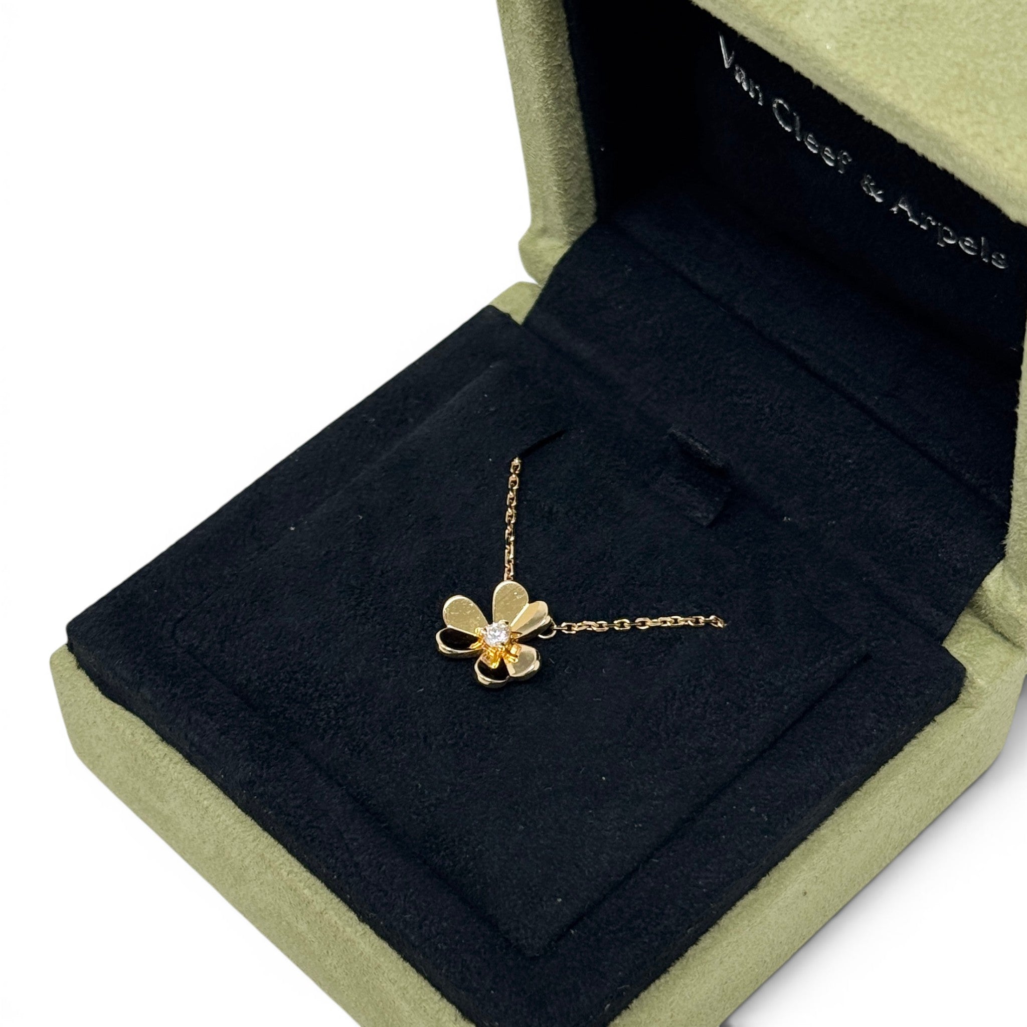 Van Cleef & Arpels Yellow Gold Mini Frivole Pendant