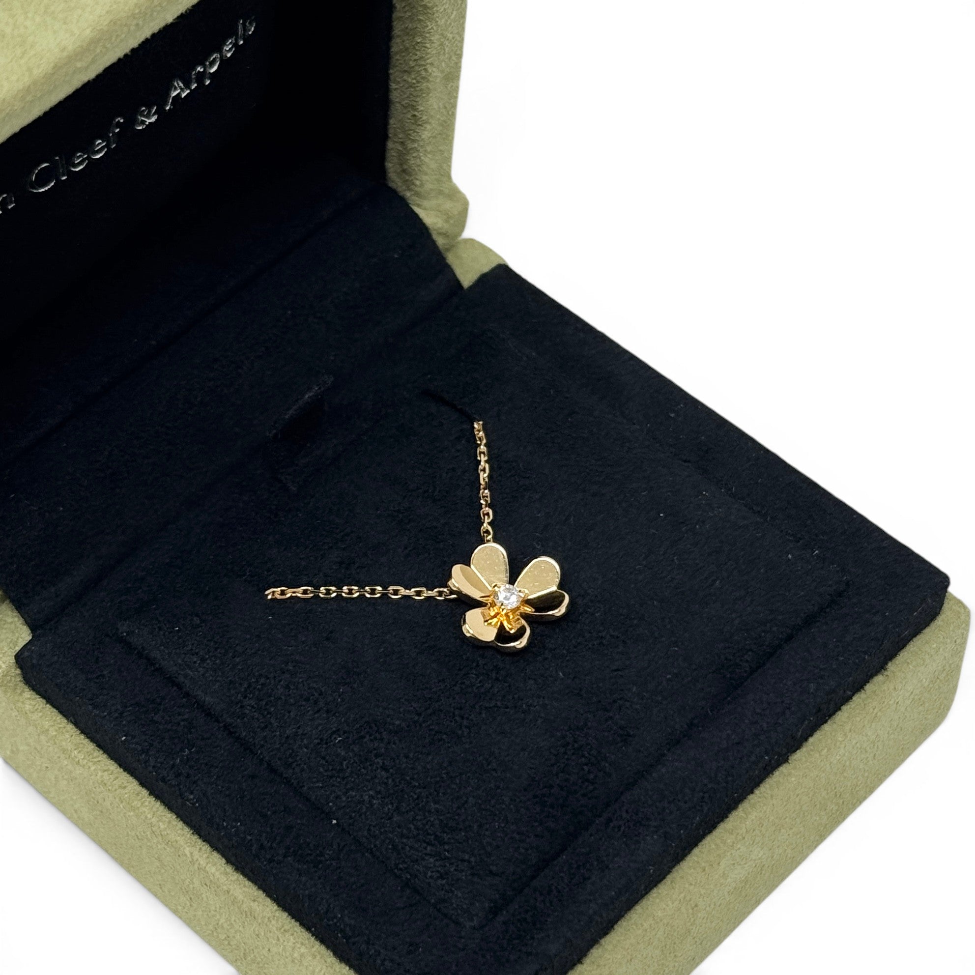 Van Cleef & Arpels Yellow Gold Mini Frivole Pendant