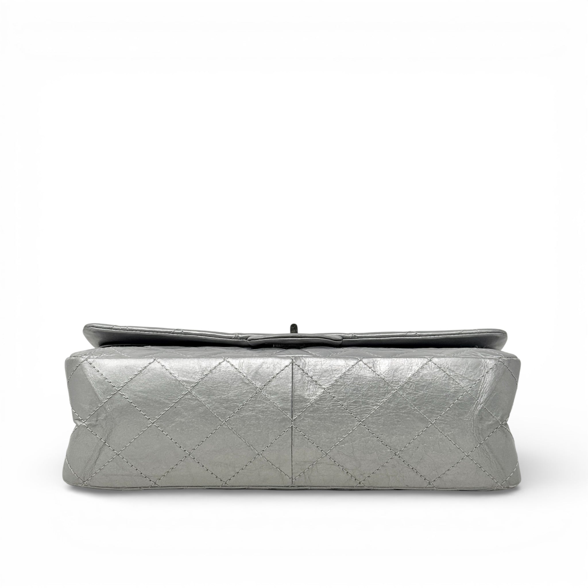 Chanel Silver Calfskin 2.55 Reissue 227