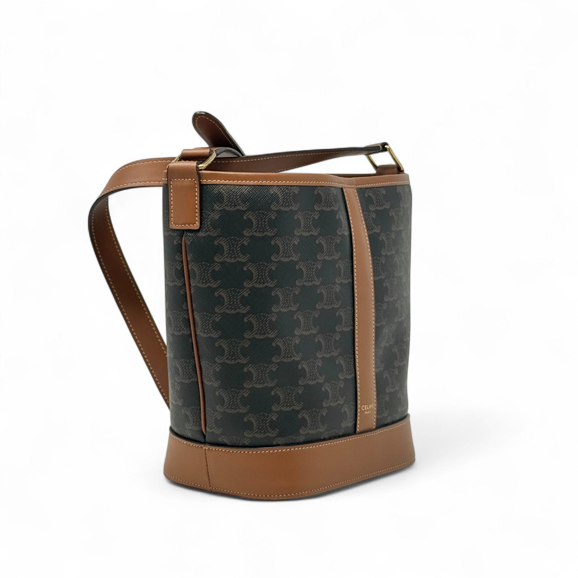 Celine Triomphe Small Bucket Bag