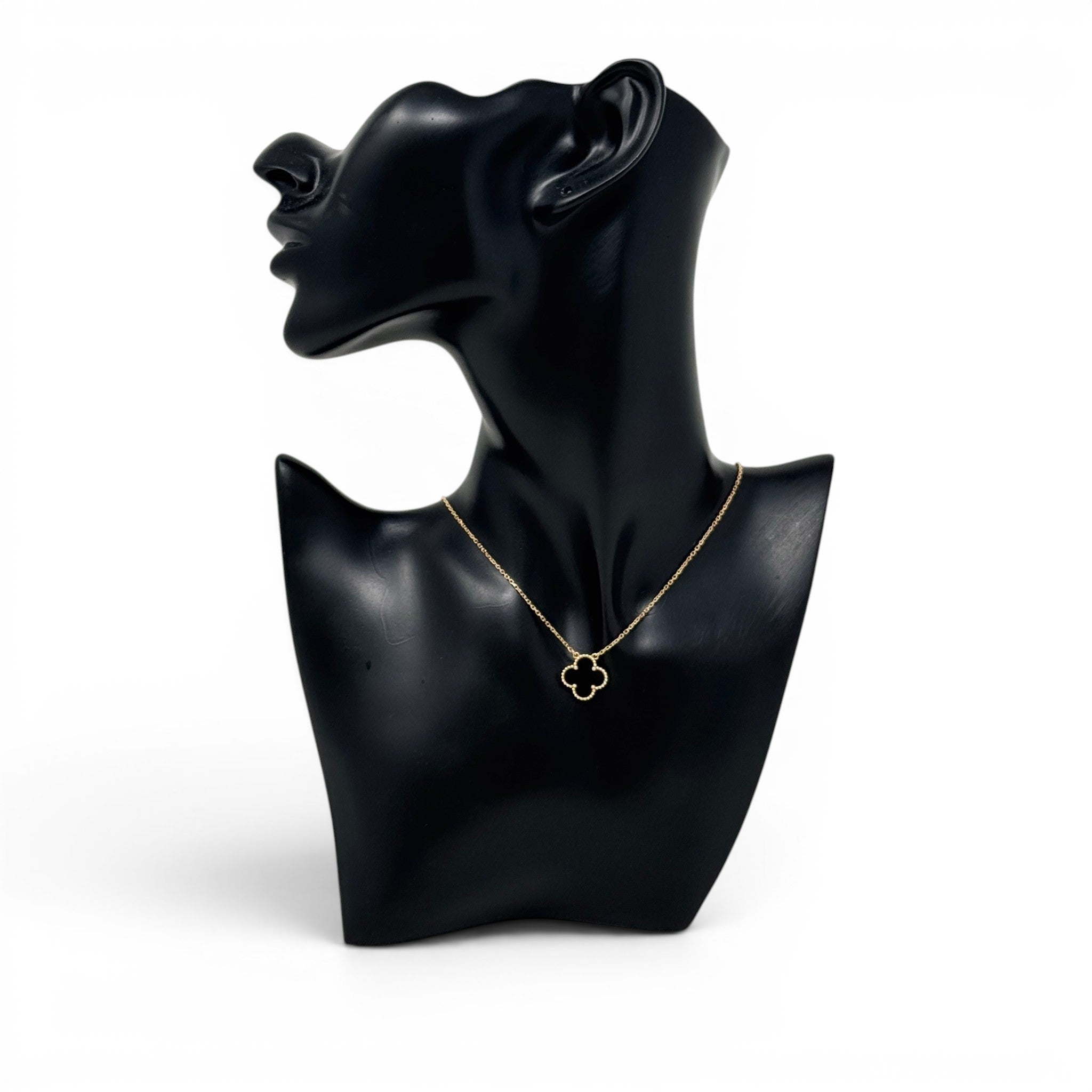 Van Cleef & Arpels Black Vintage Alhambra Pendant