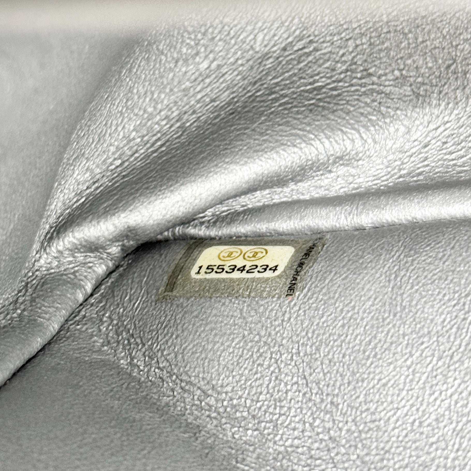 Chanel Silver Calfskin 2.55 Reissue 227