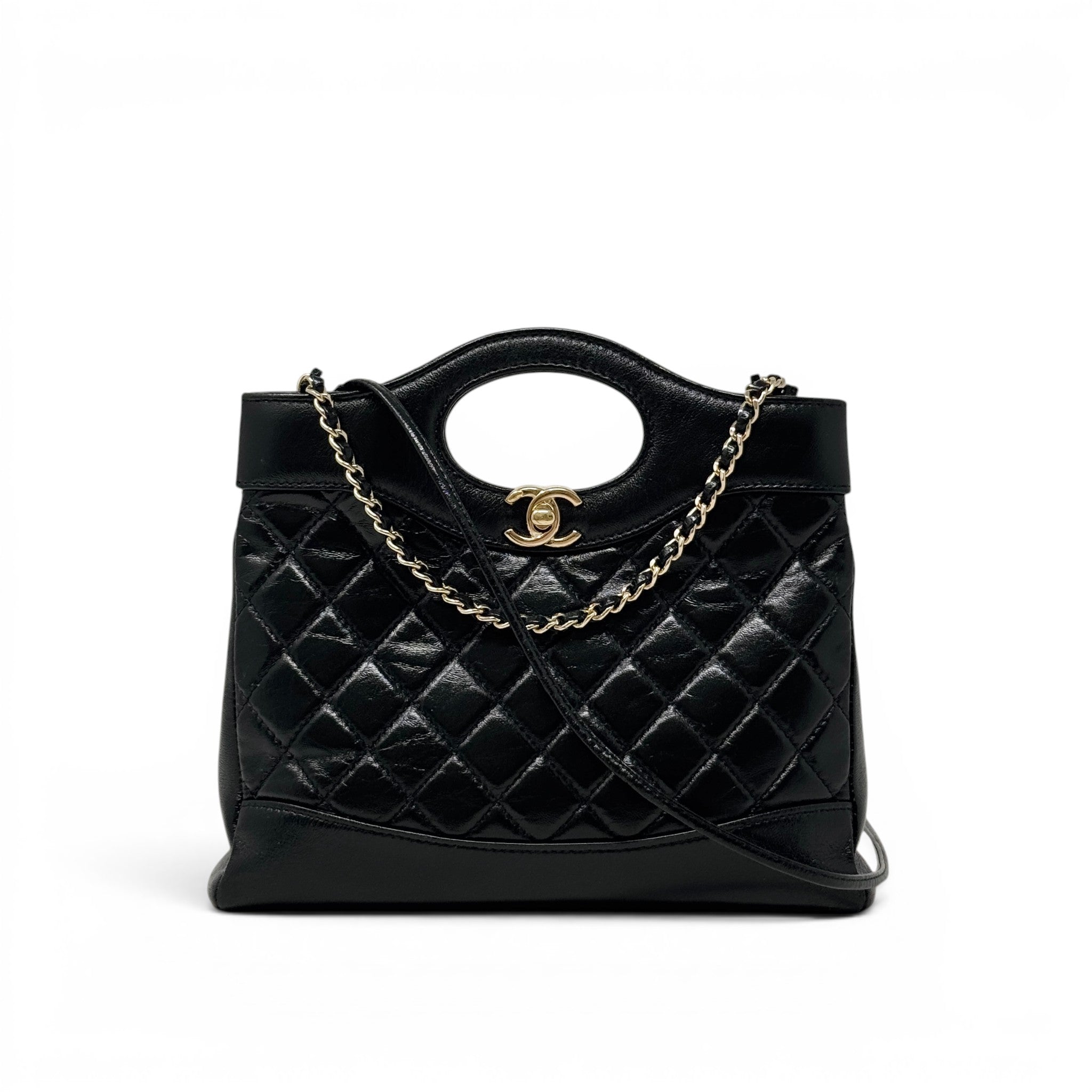 Chanel Black Mini 31 Shopping Bag