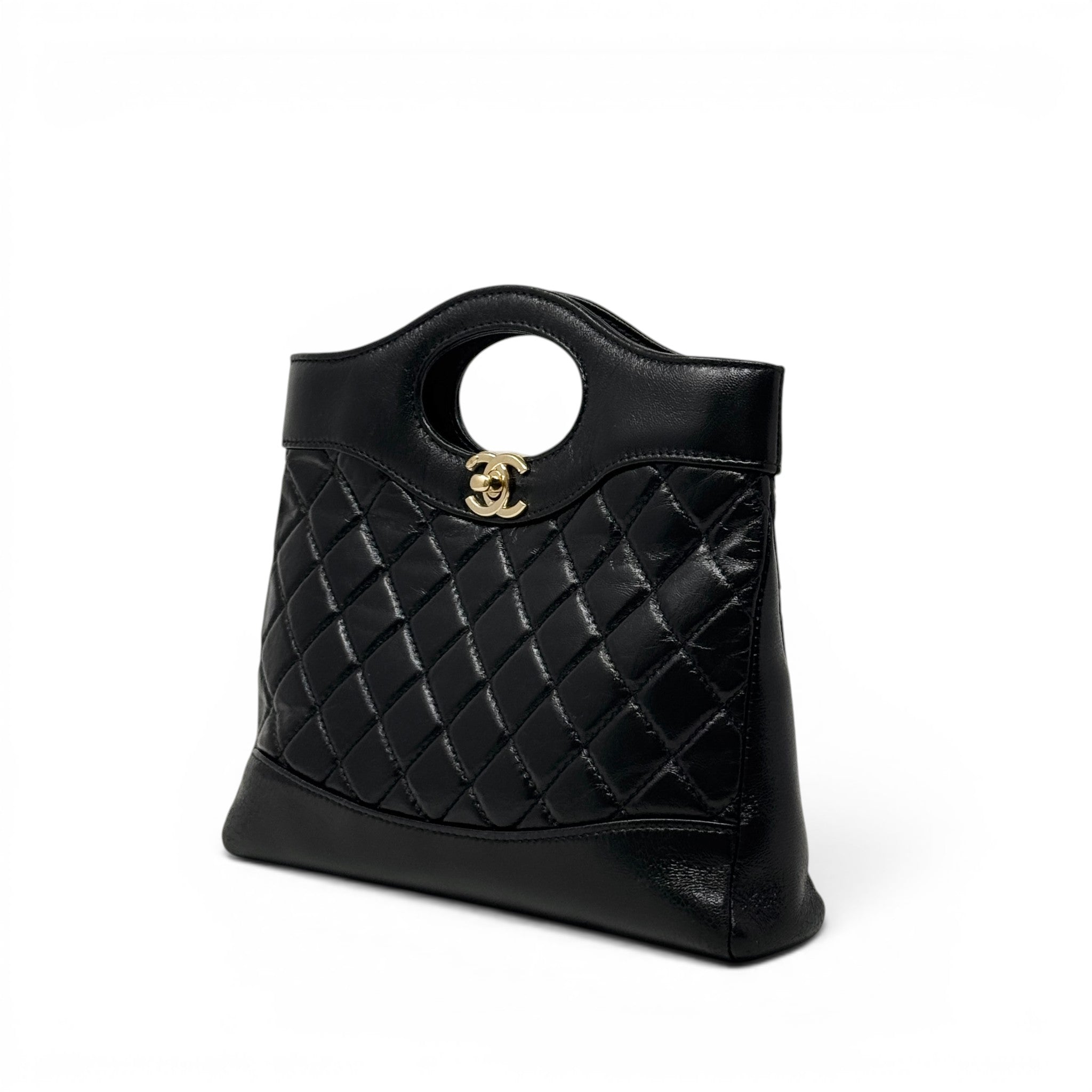 Chanel Black Mini 31 Shopping Bag